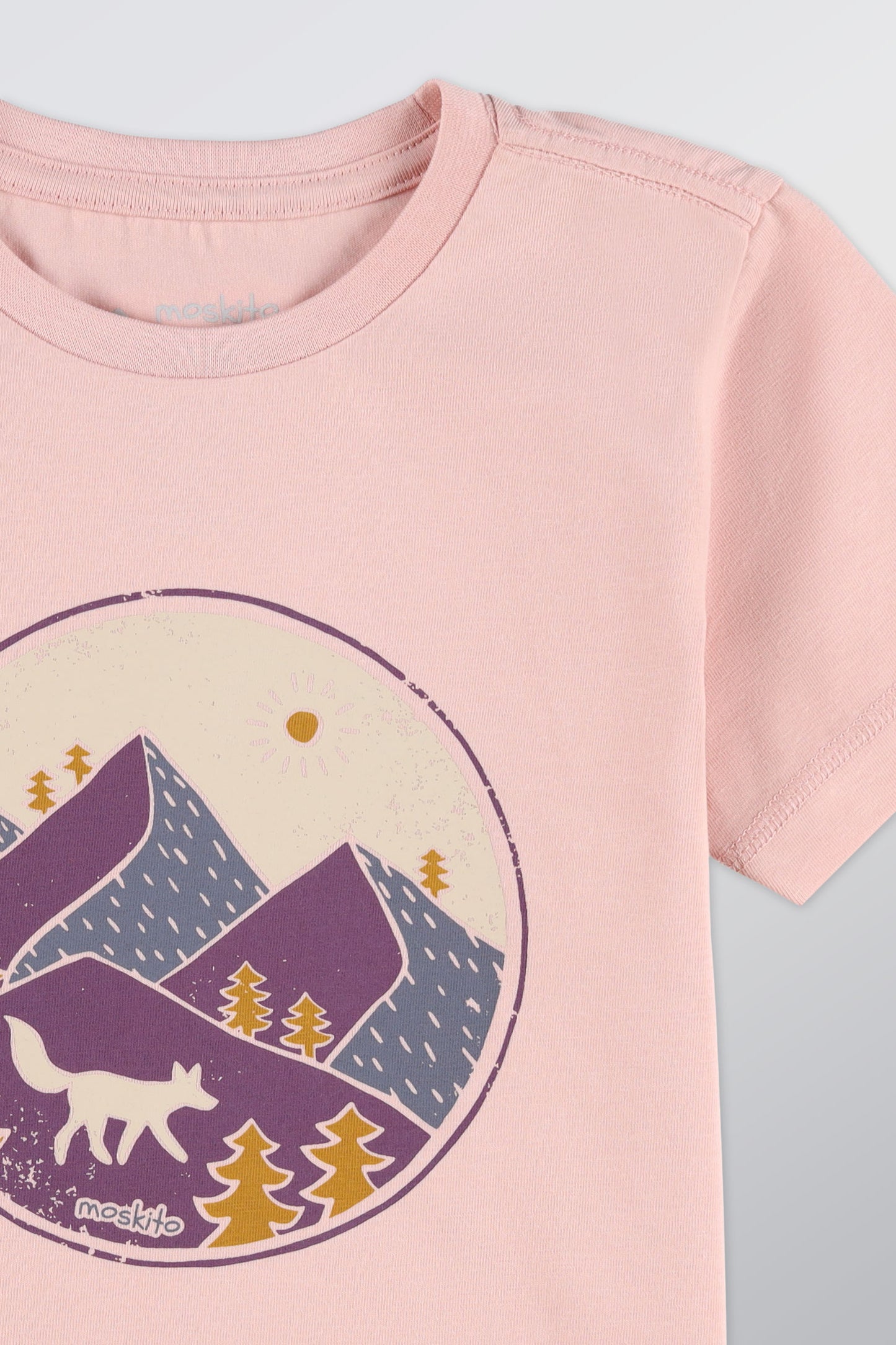 T-shirt respirant en coton - Enfant fille && ROSE