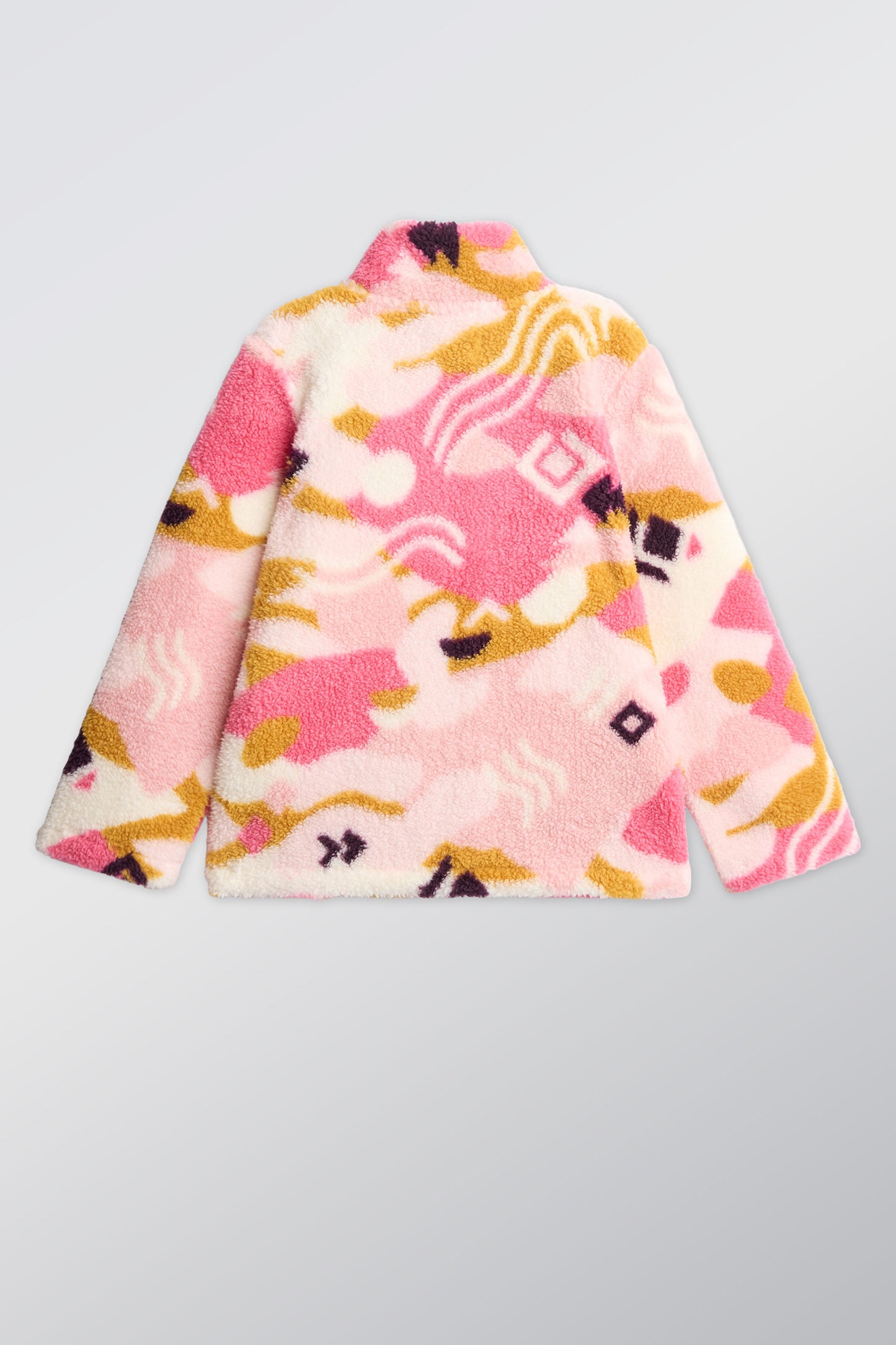 Veste ultradouce en sherpa - Enfant fille && ROSE MULTI
