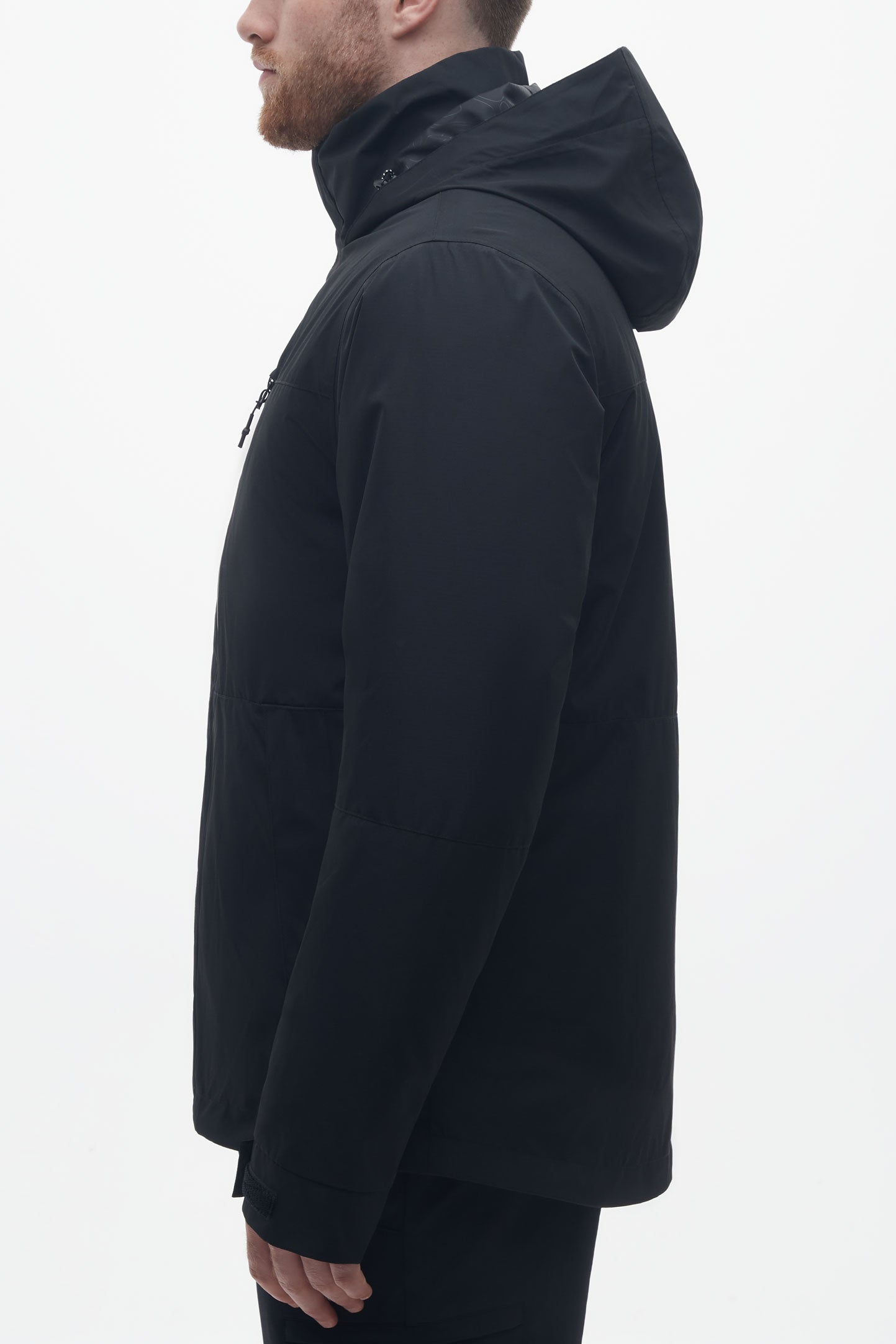 Manteau 3-en-1 coquille rigide - Homme && NOIR