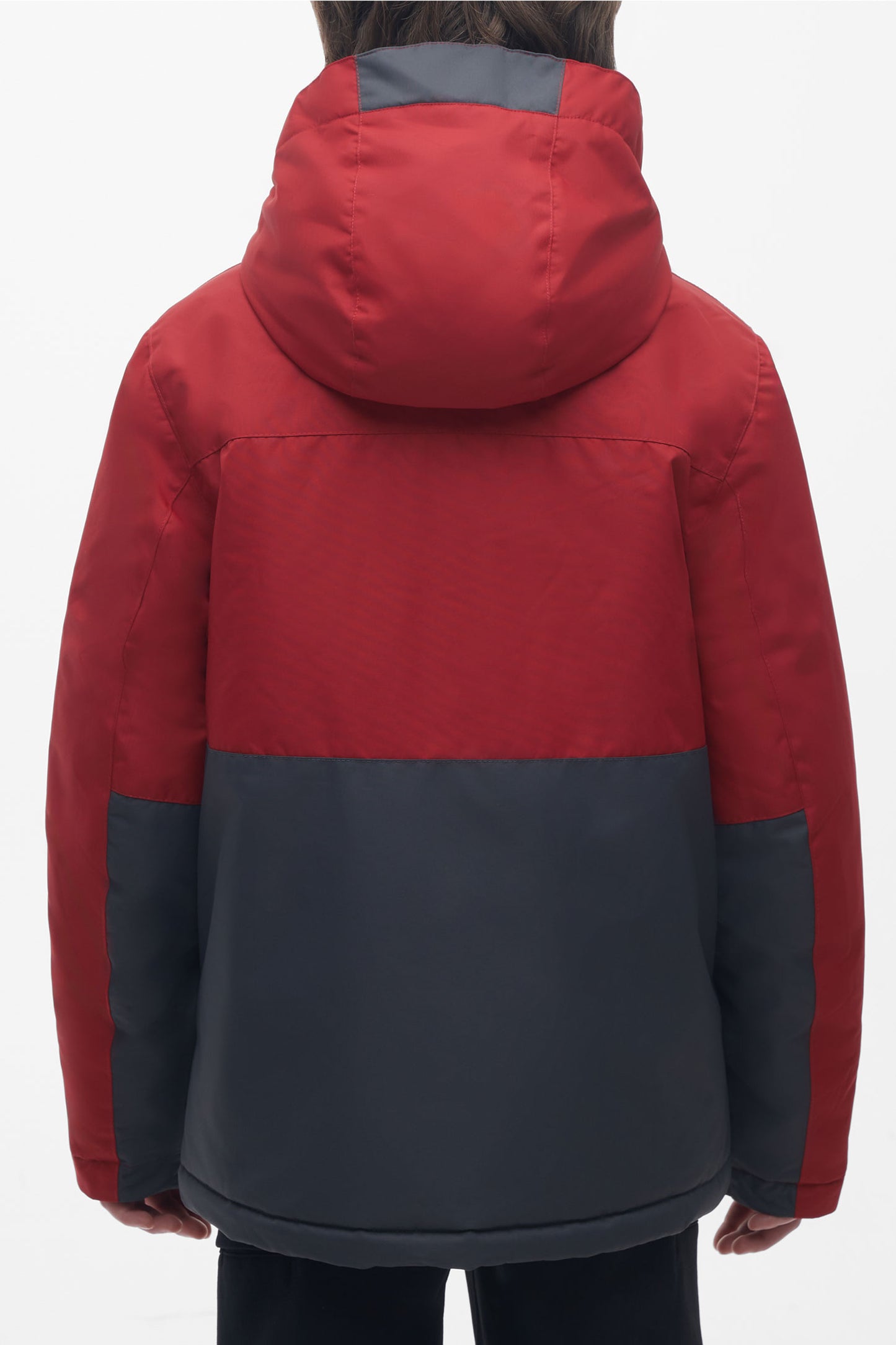 Manteau de ski imperméable - Ado garçon && ROUGE