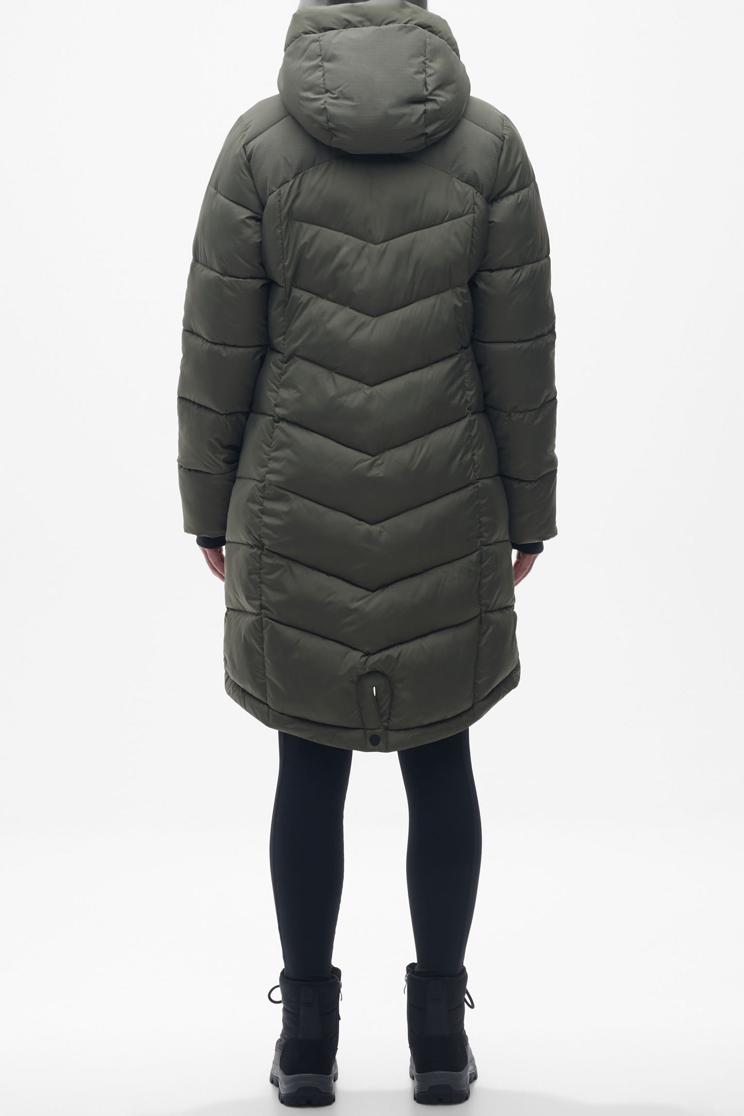 Manteau résistant à l'eau - Femme && KAKI