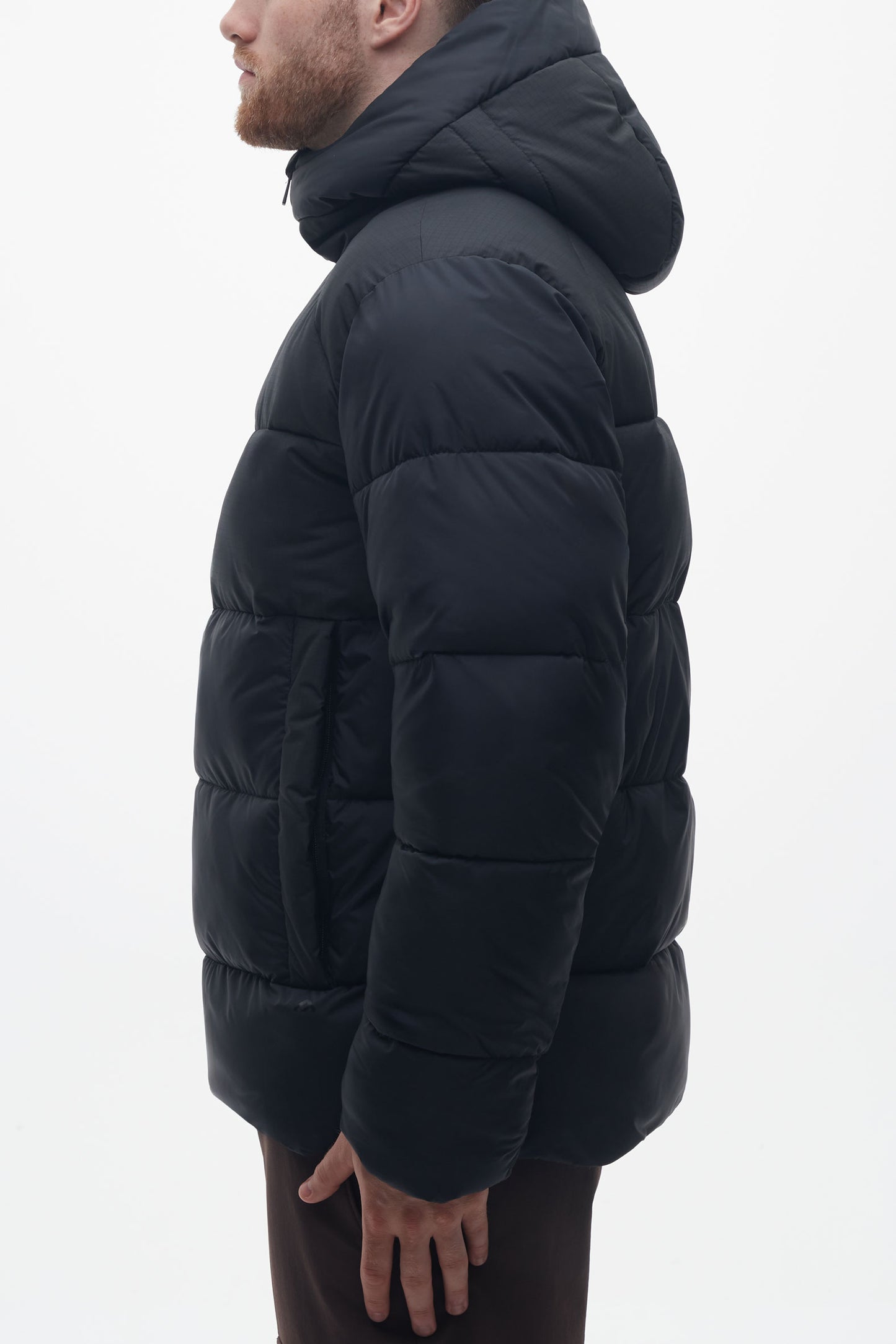 Manteau compressible résistant à l'eau - Homme && NOIR