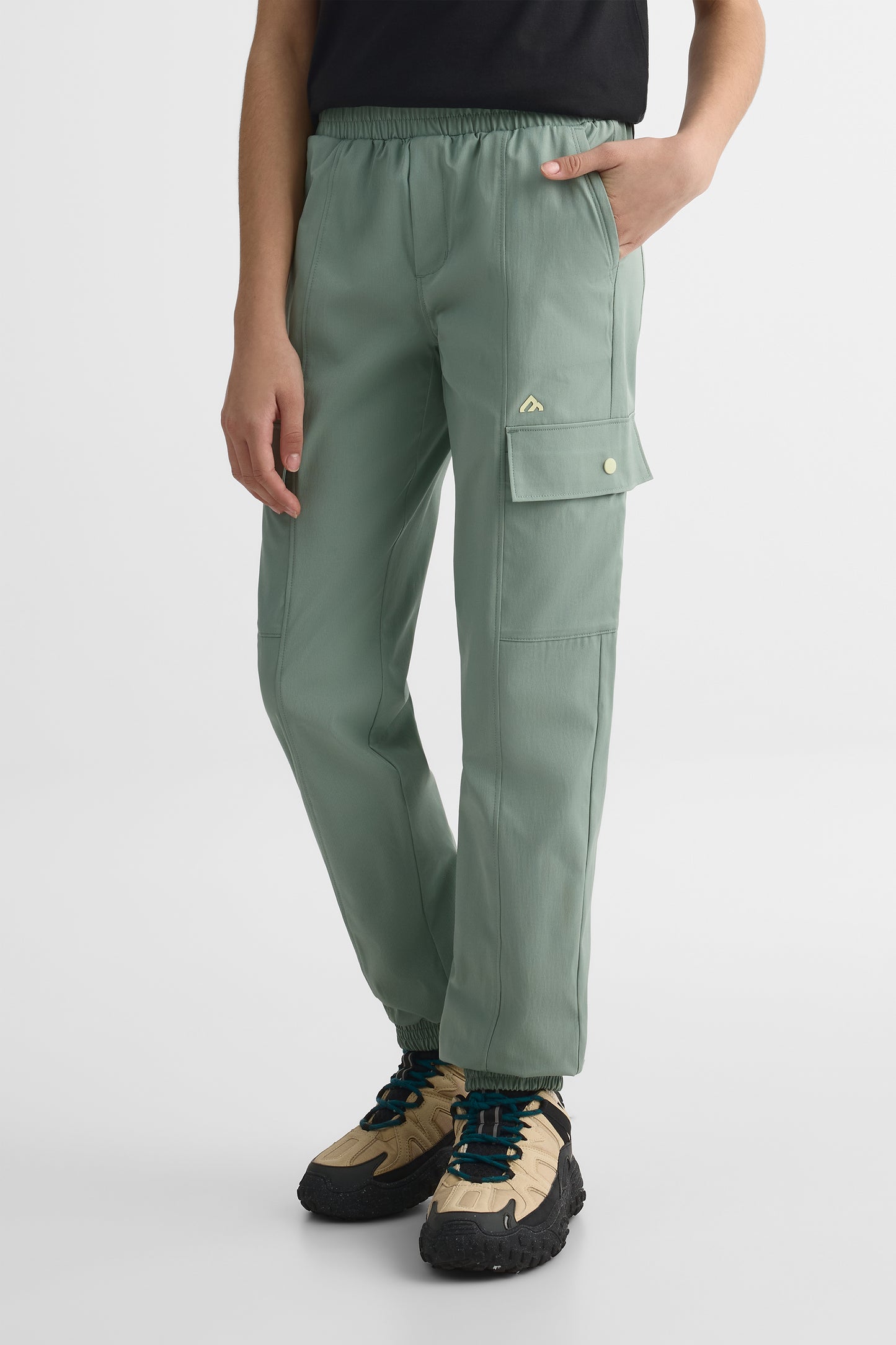 Pantalon cargo à entretien facile - Ado fille && KAKI