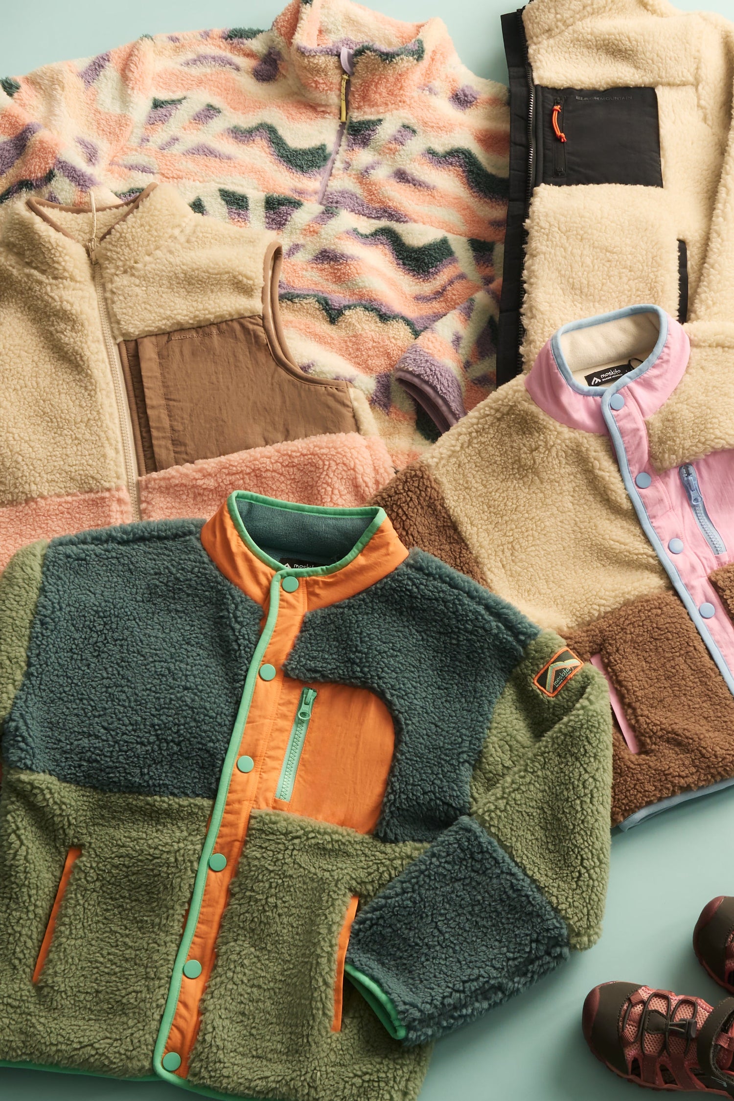 Vêtements en sherpa - tous