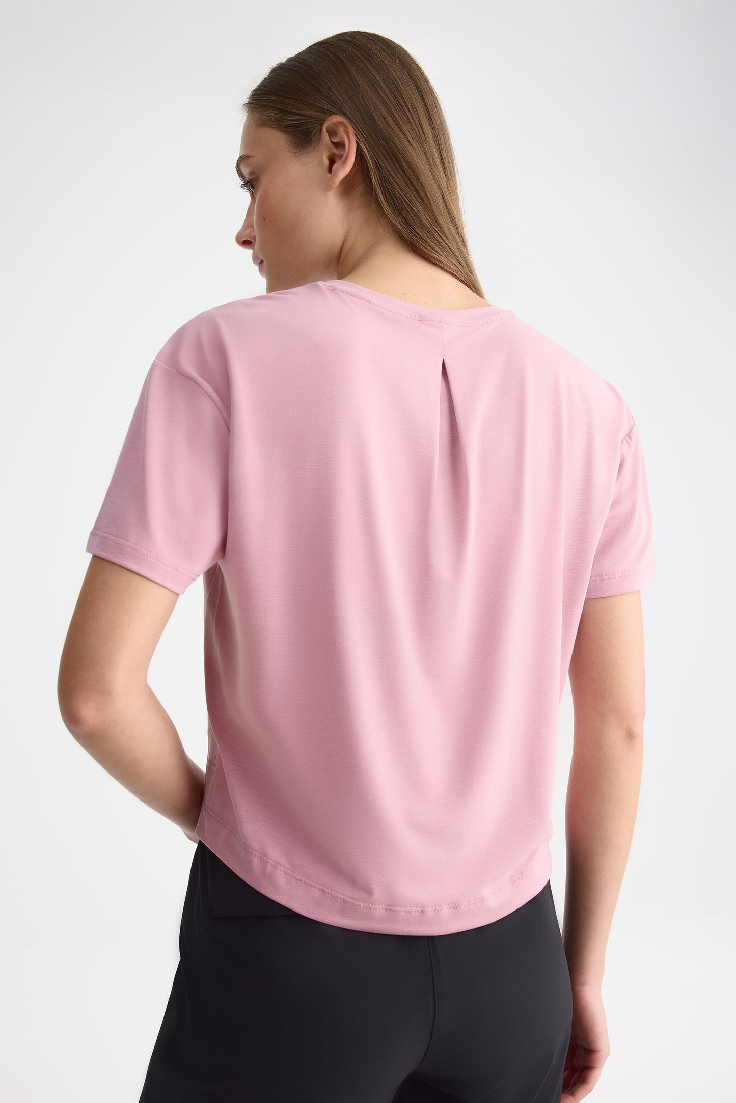 T-shirt col rond - Femme && LILAS