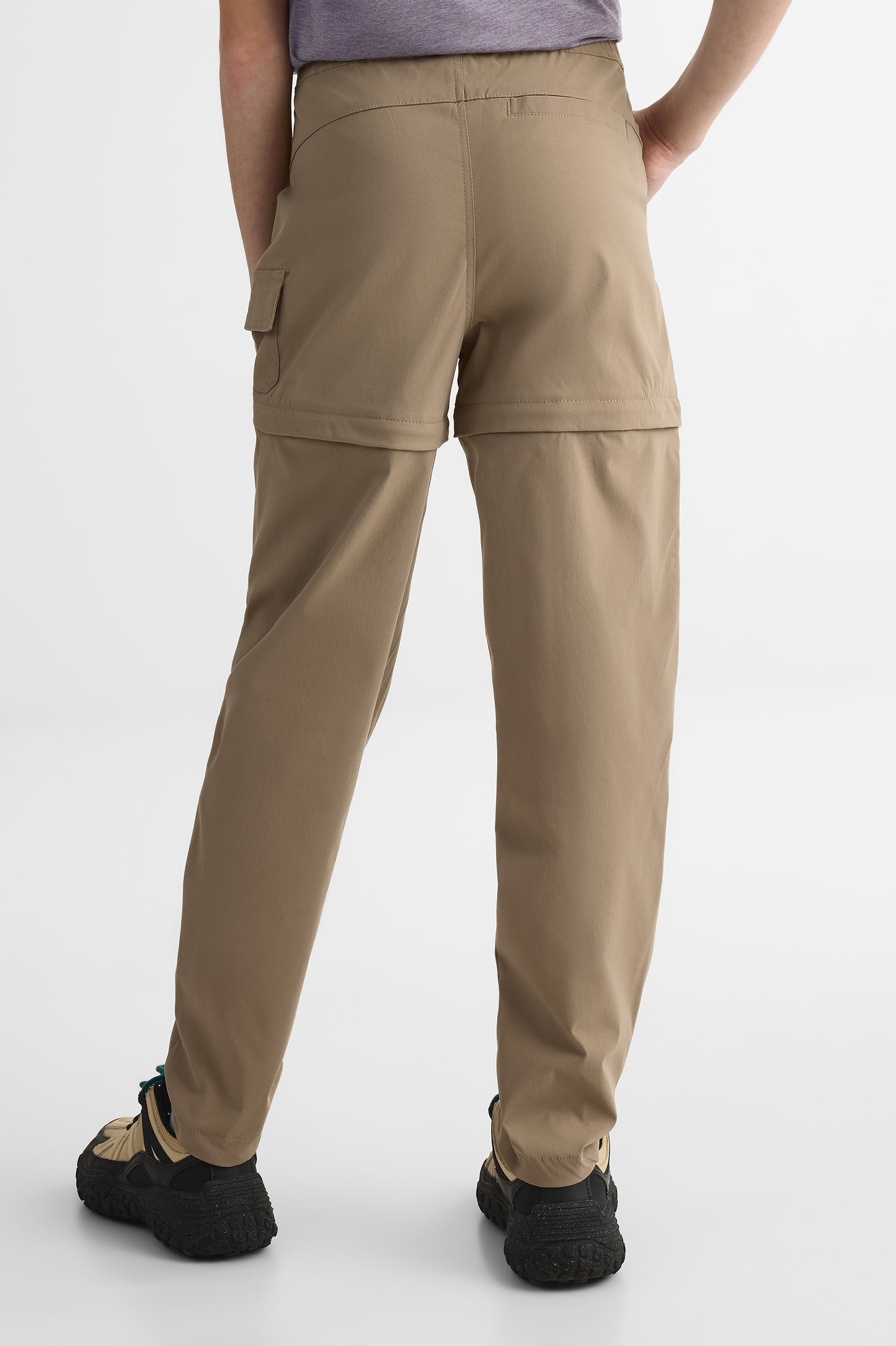 Pantalon décontracté convertible - Ado fille && TAUPE