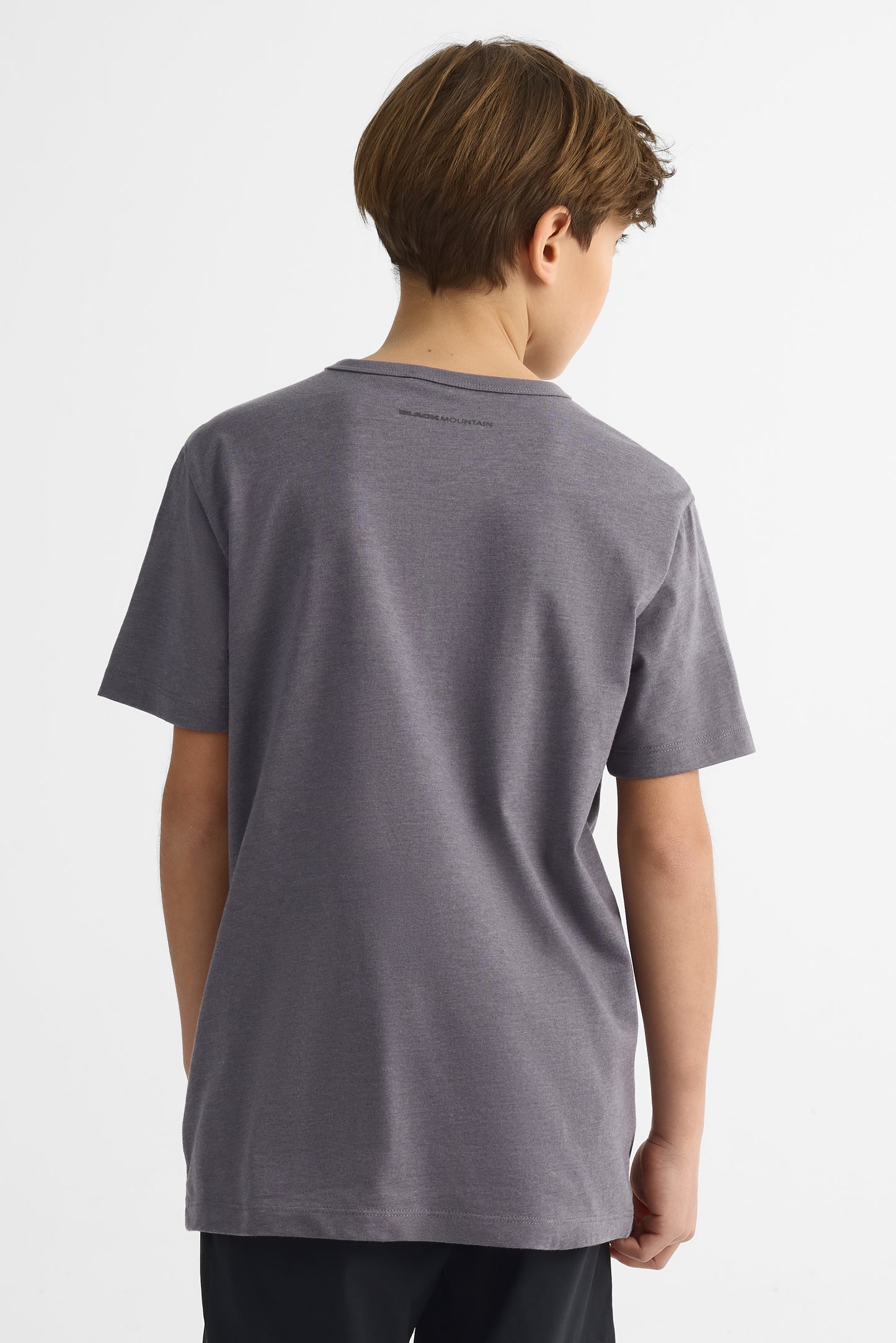 T-shirt avec fibres recyclées - Ado garçon && GRIS MIXTE