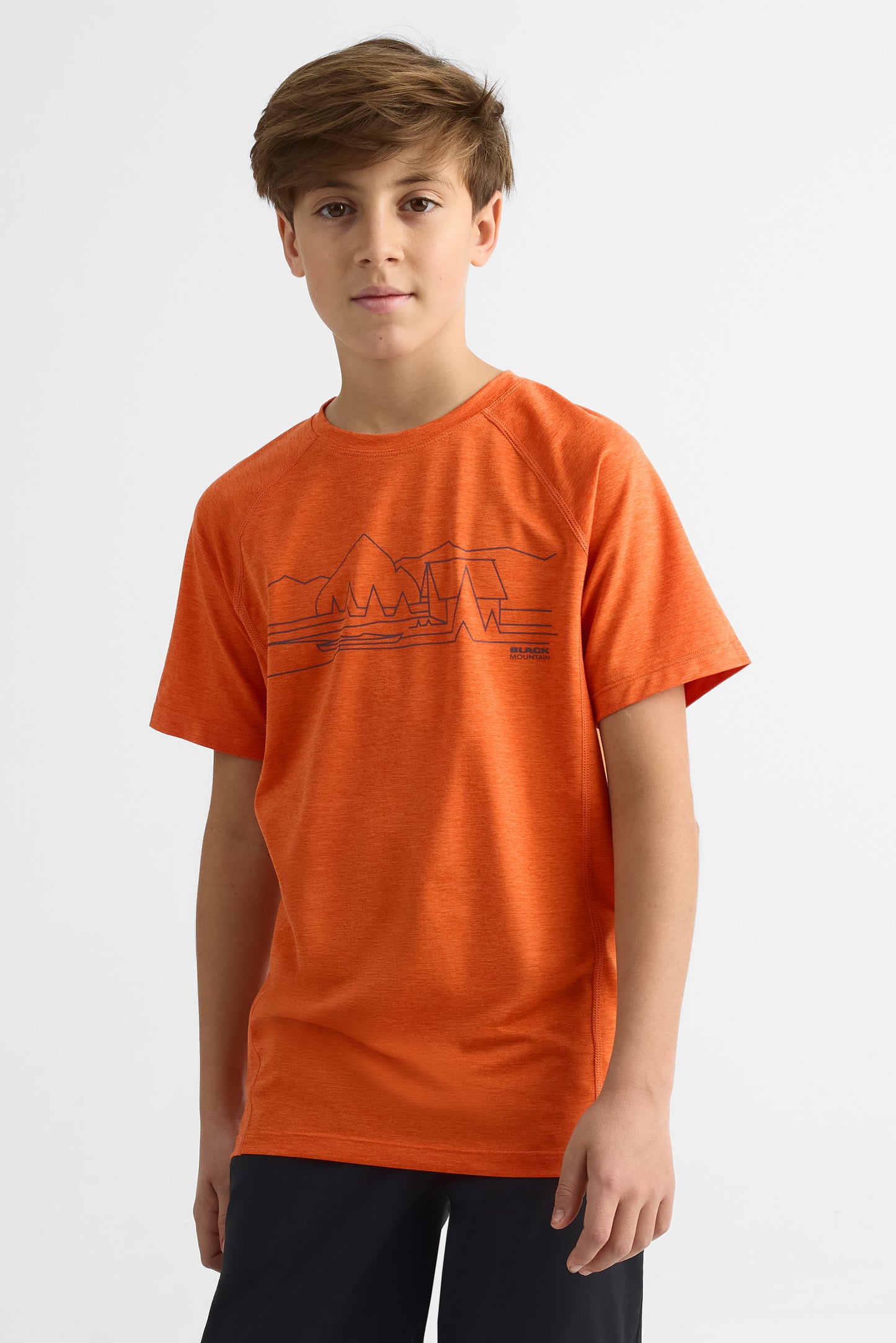 T-shirt respirant et léger - Ado garçon && ORANGE