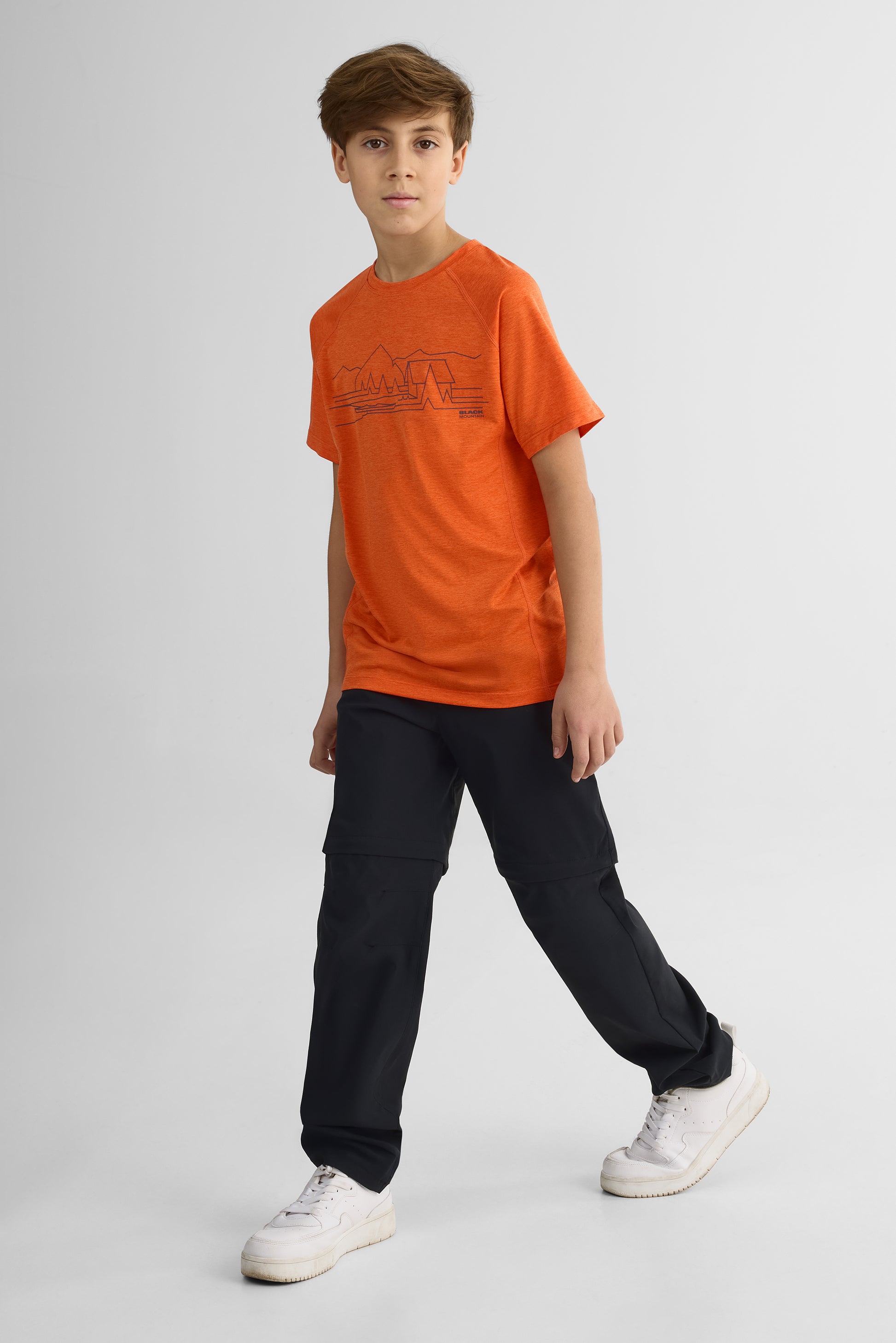 T-shirt respirant et léger - Ado garçon && ORANGE