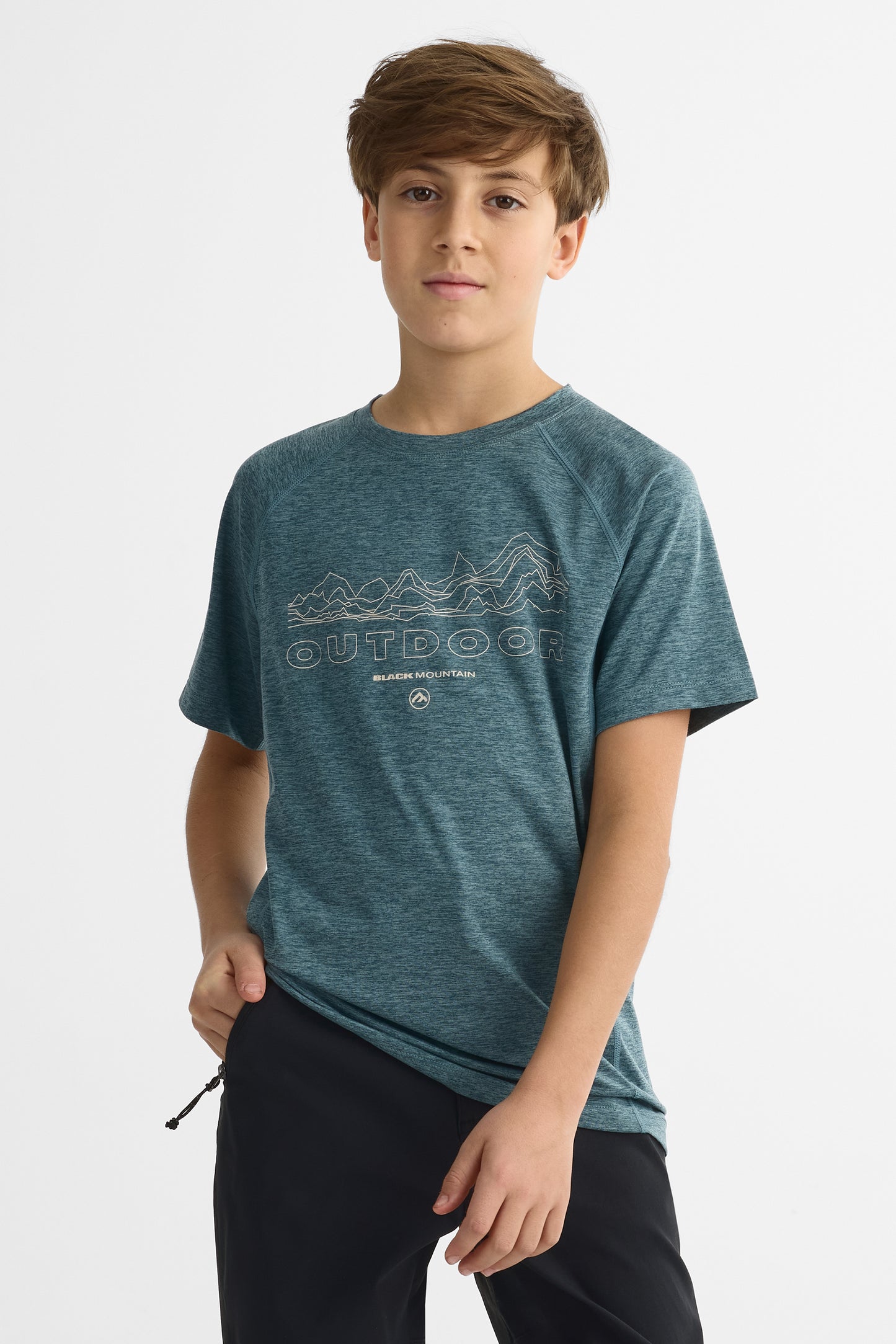 T-shirt respirant et léger - Ado garçon && BLEU MIXTE