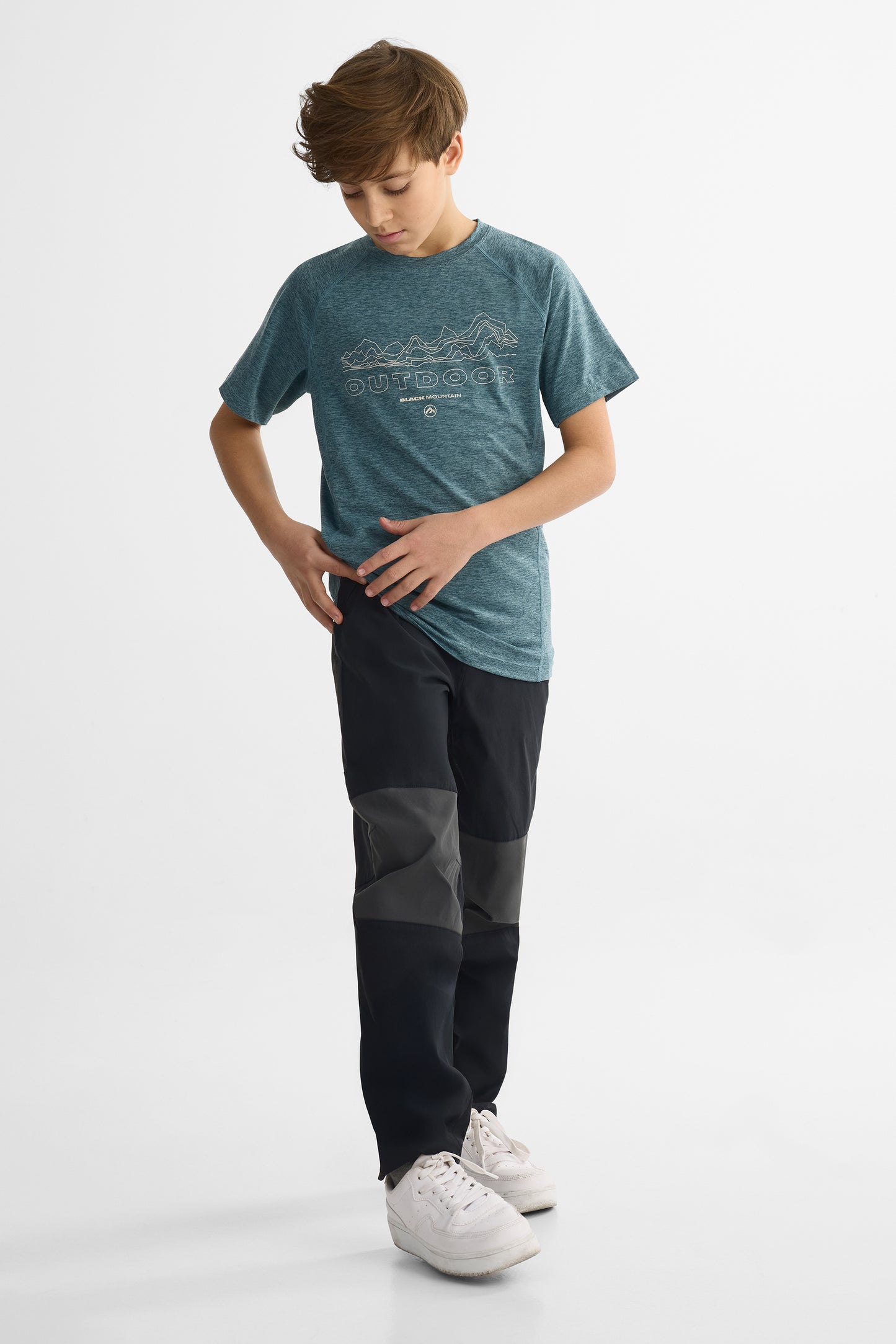 T-shirt respirant et léger - Ado garçon && BLEU MIXTE