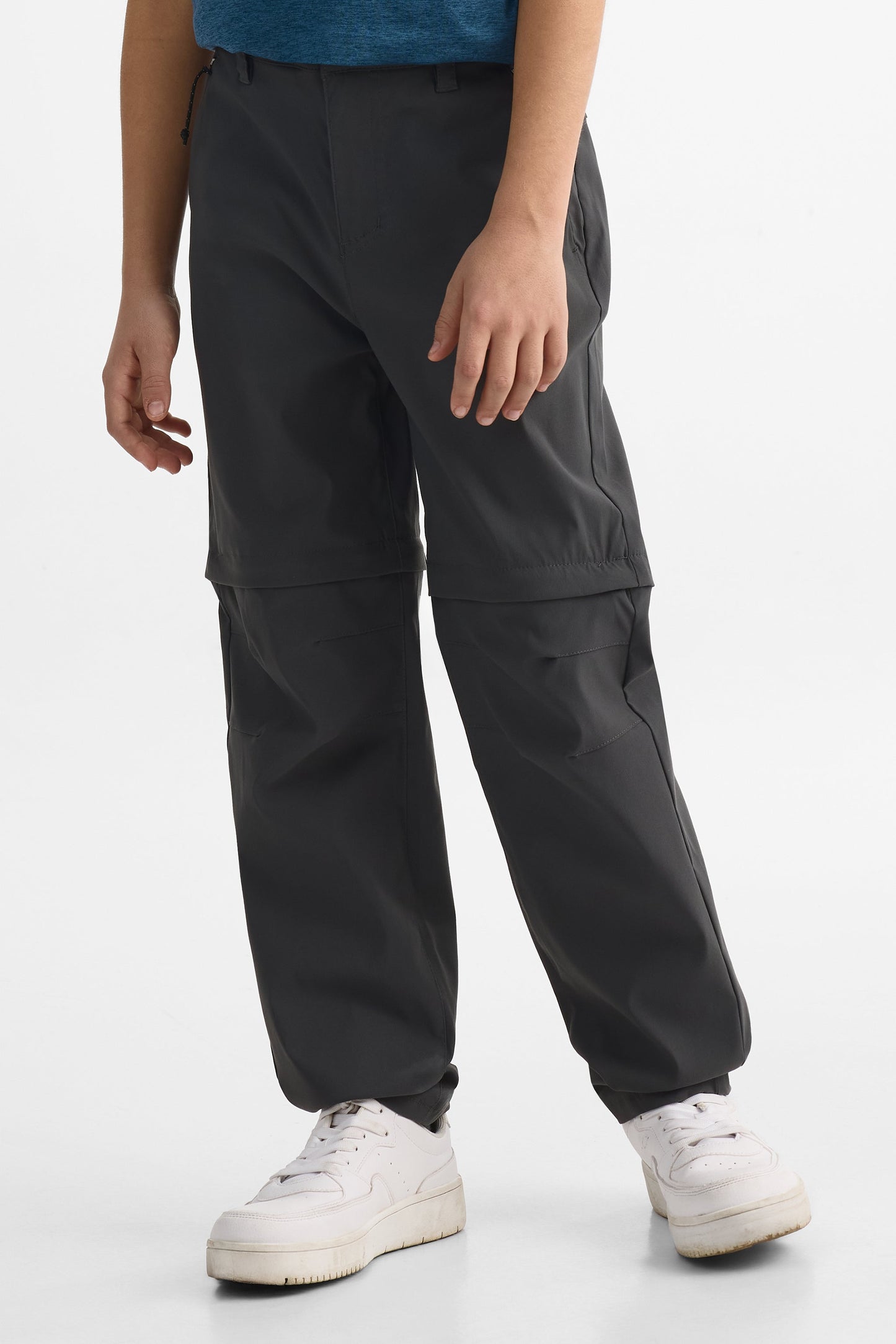 Pantalon convertible genoux ergonomiques - Ado garçon && CHARBON