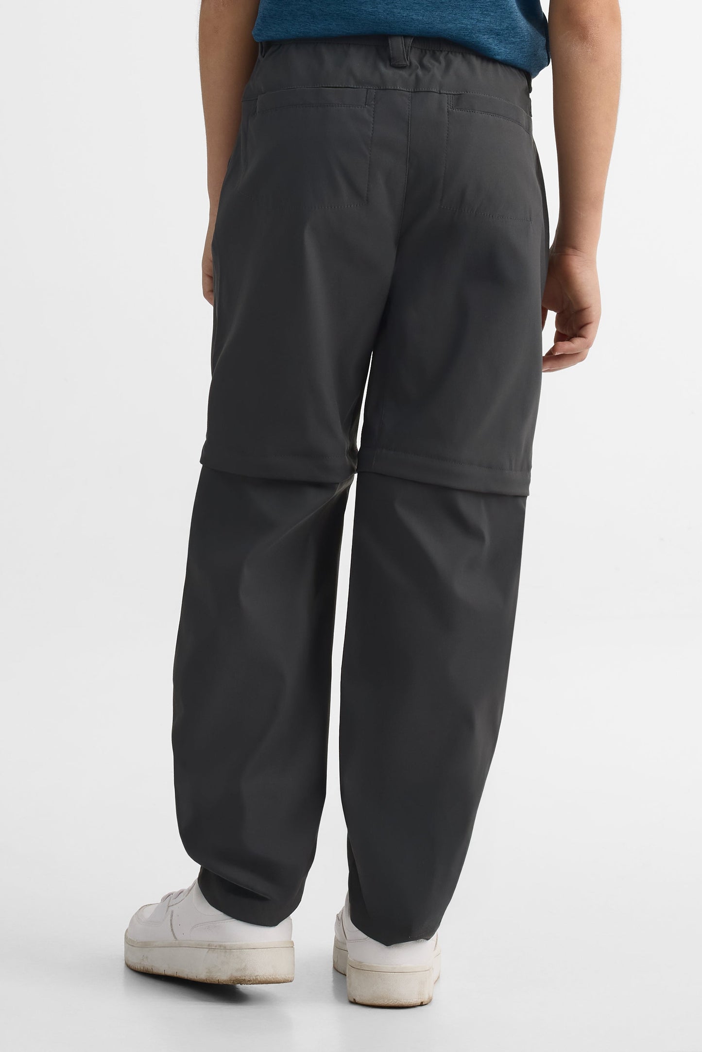 Pantalon convertible genoux ergonomiques - Ado garçon && CHARBON