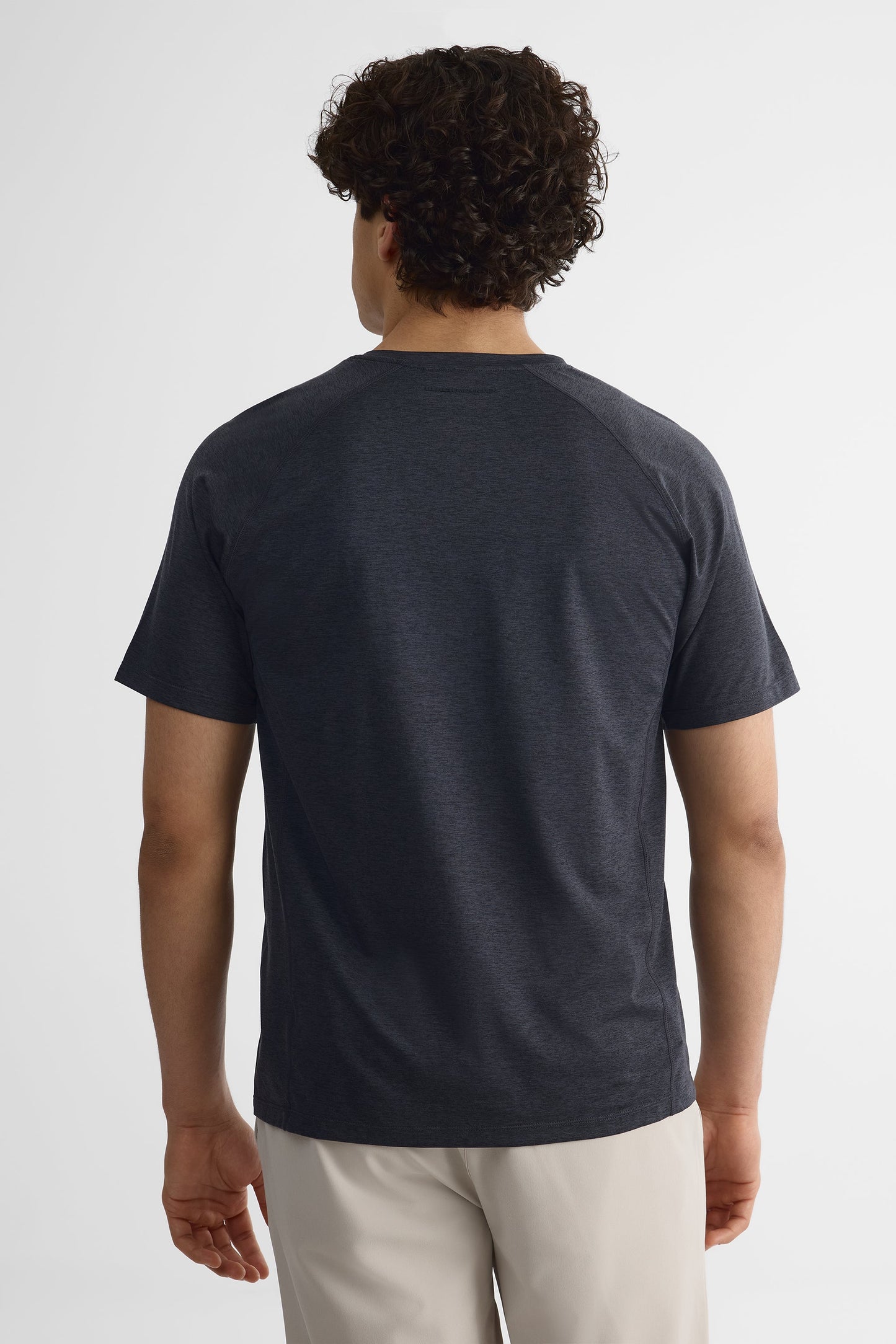 Chandail M/courtes raglan graphique – Homme && NOIR MIXTE