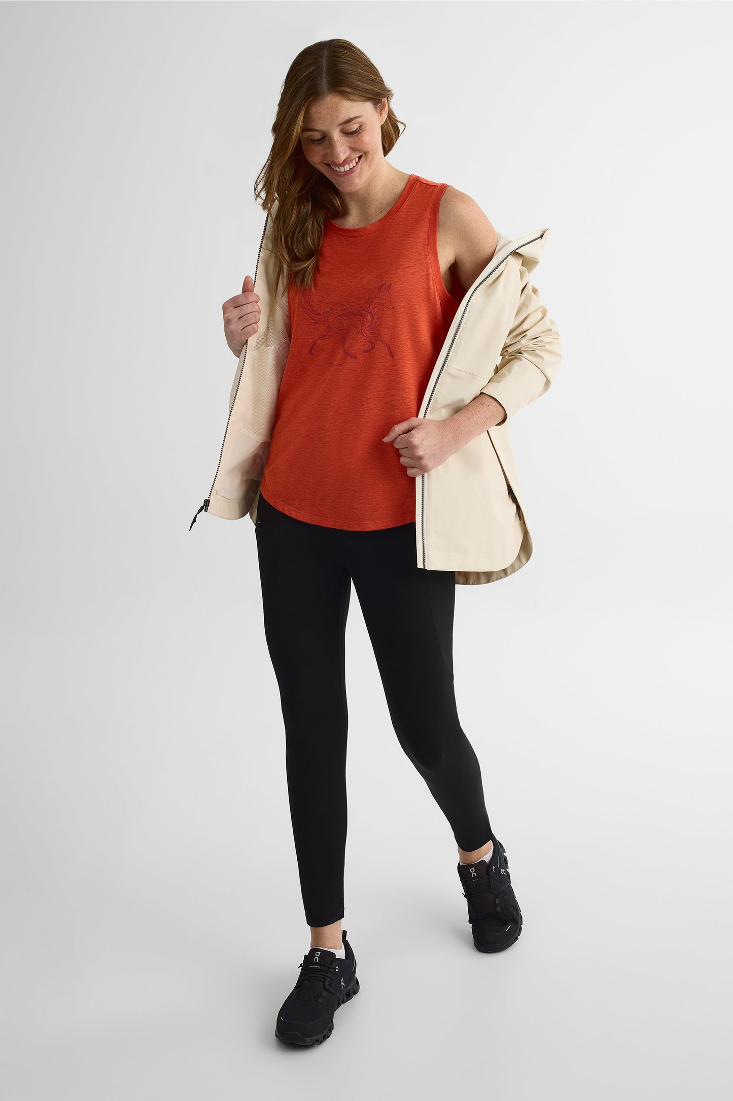 Camisole graphique – Femme && ORANGE