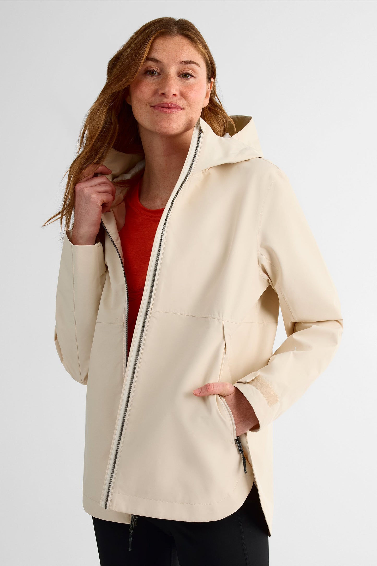 Manteau Hardshell respirant – Femme && BEIGE