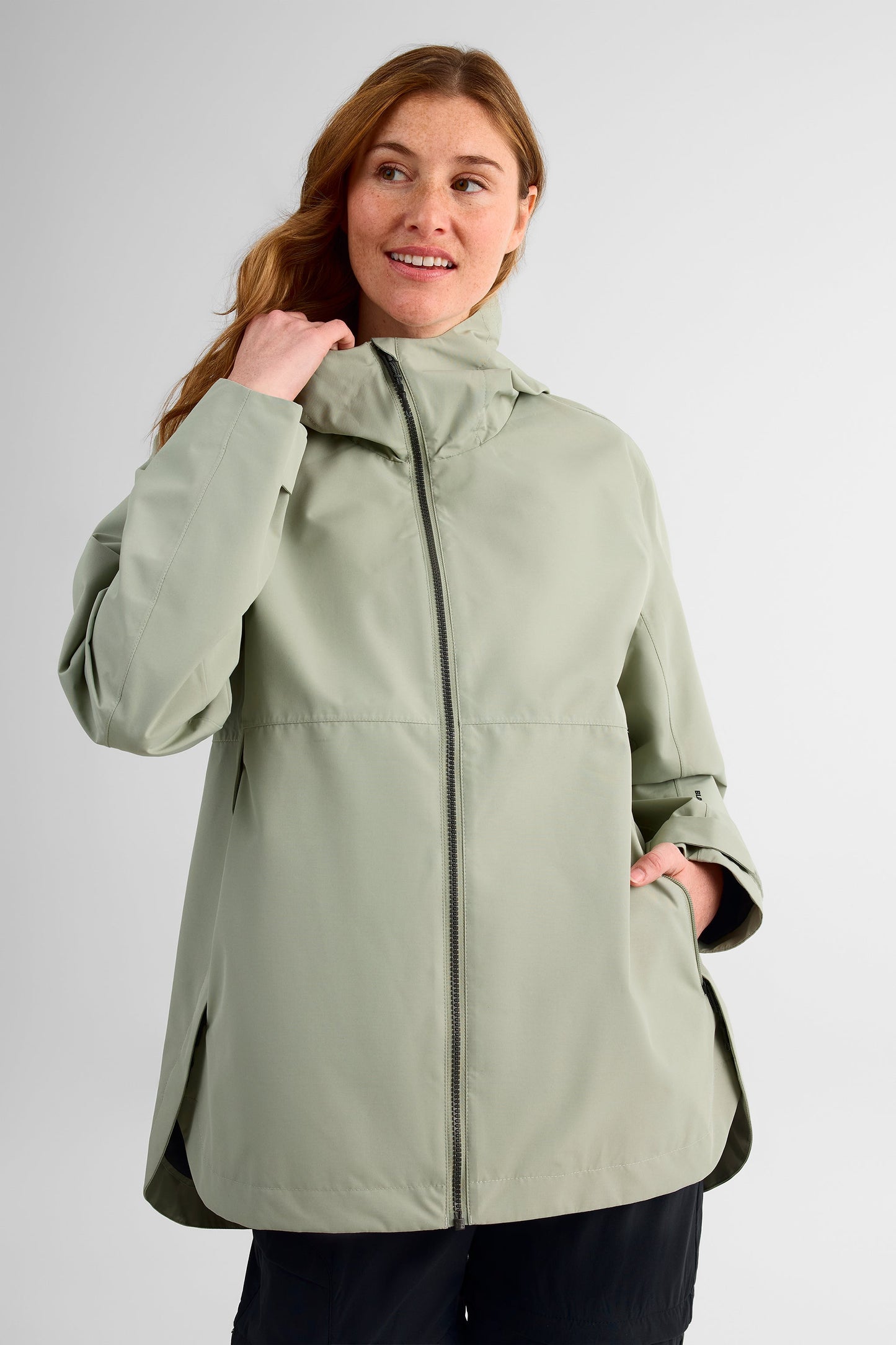 Manteau Hardshell respirant – Femme && KAKI