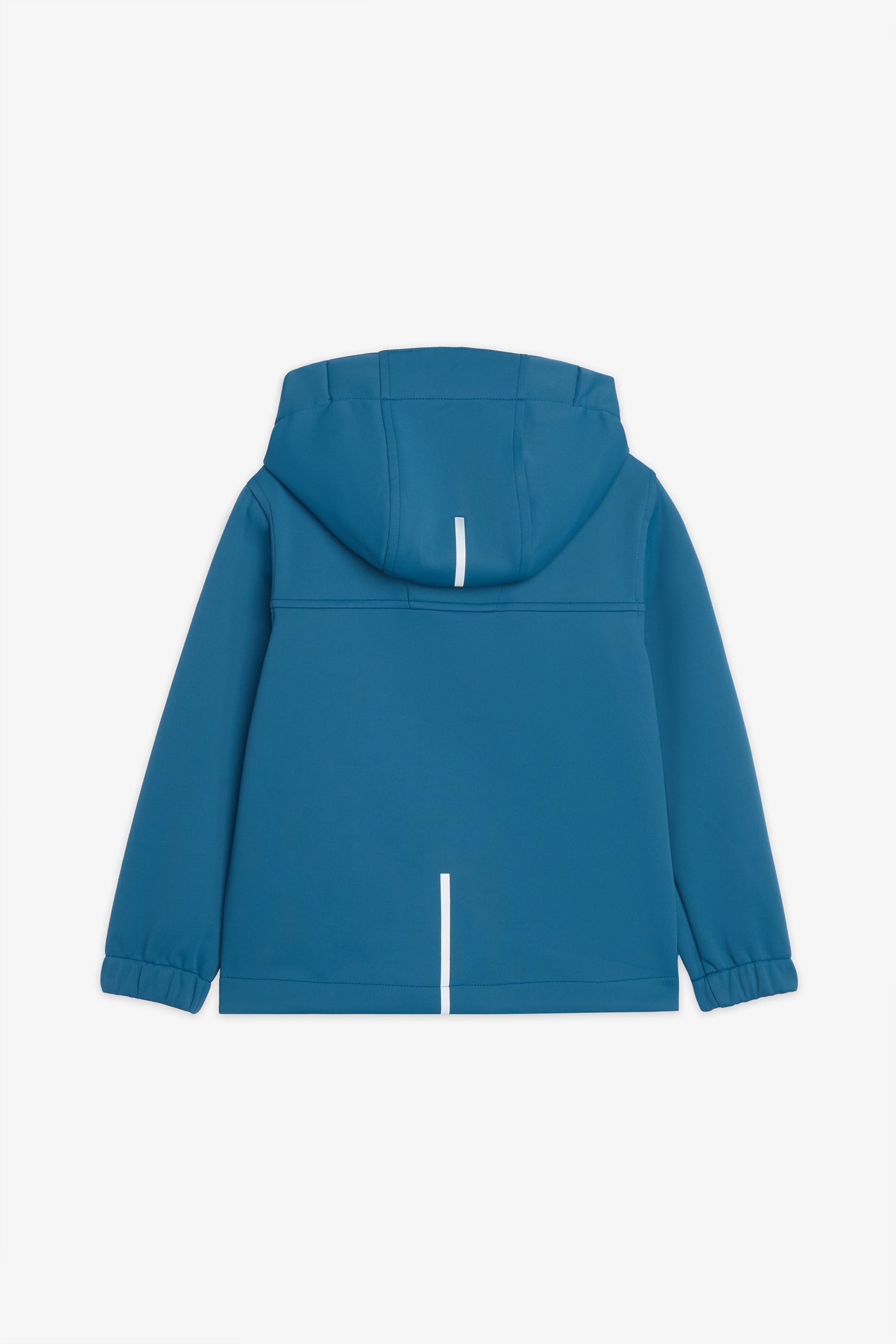 Manteau softshell avec capuchon - Enfant fille && BLEU FONCE