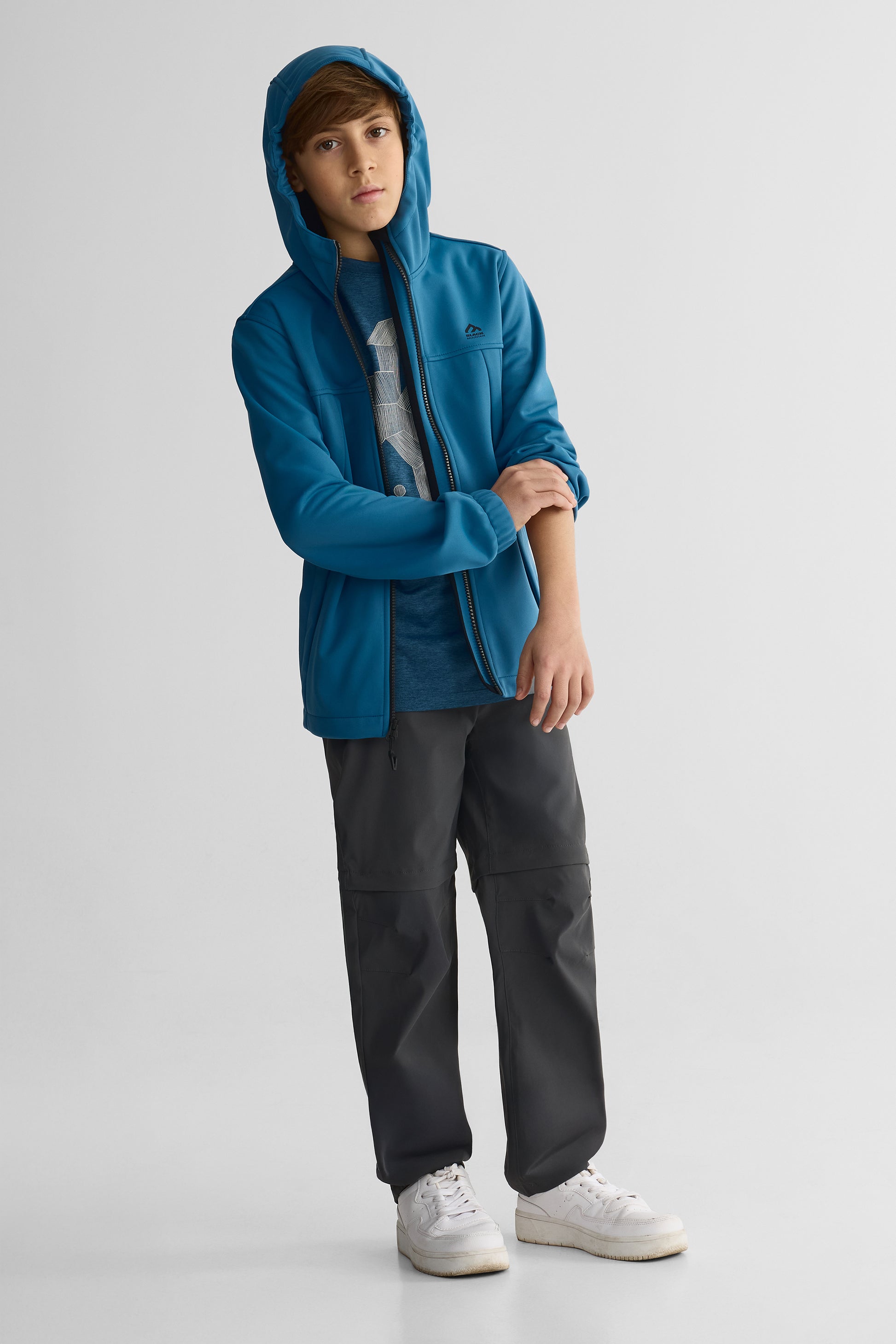 Manteau de printemps imperméable - Ado garçon && BLEU FONCE