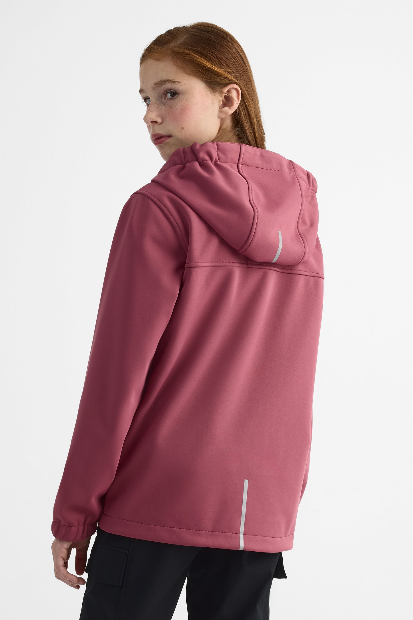 Manteau de printemps imperméable - Ado fille && ROUGE VIN