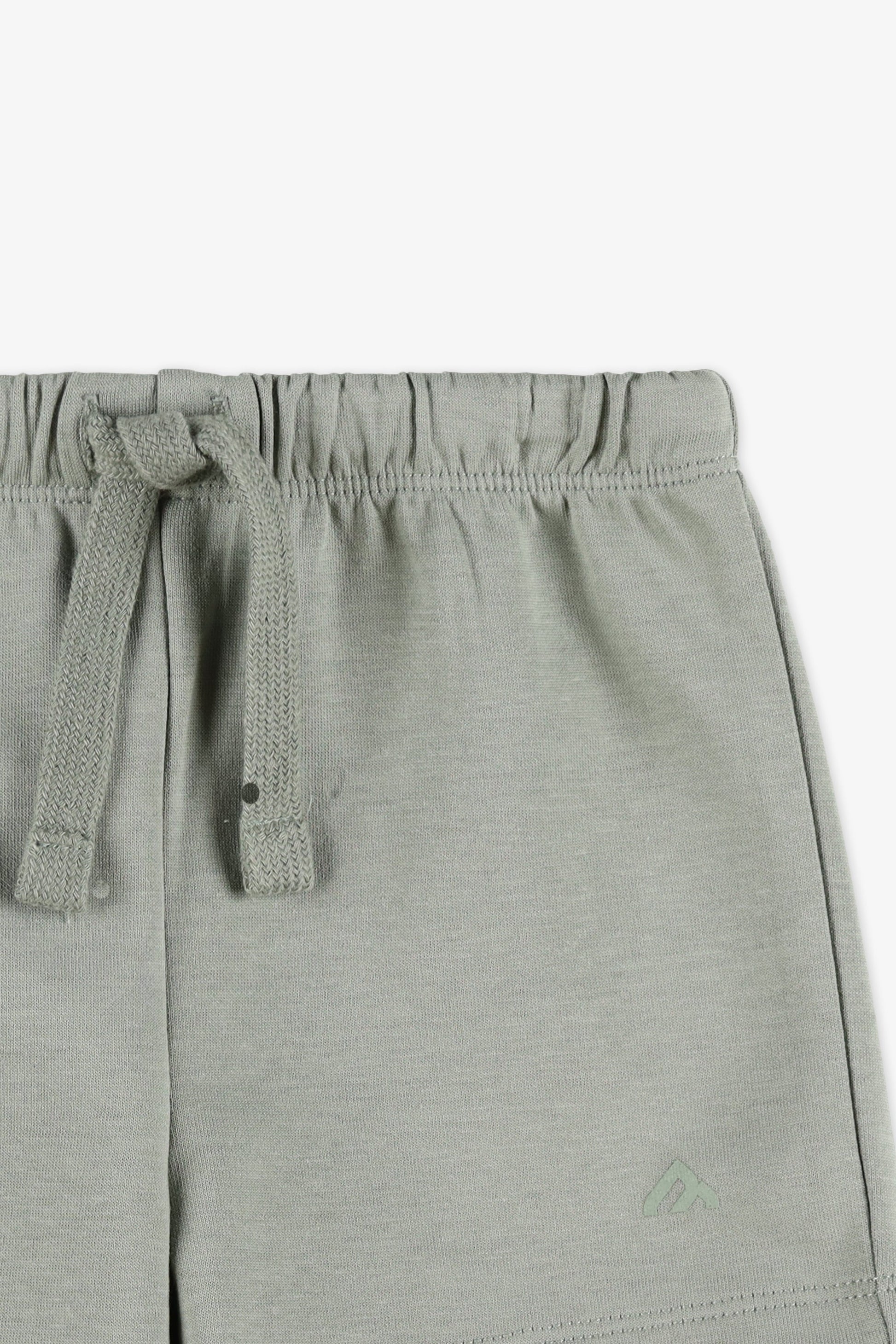 Short taille élastique avec cordon - Bébé fille && KAKI