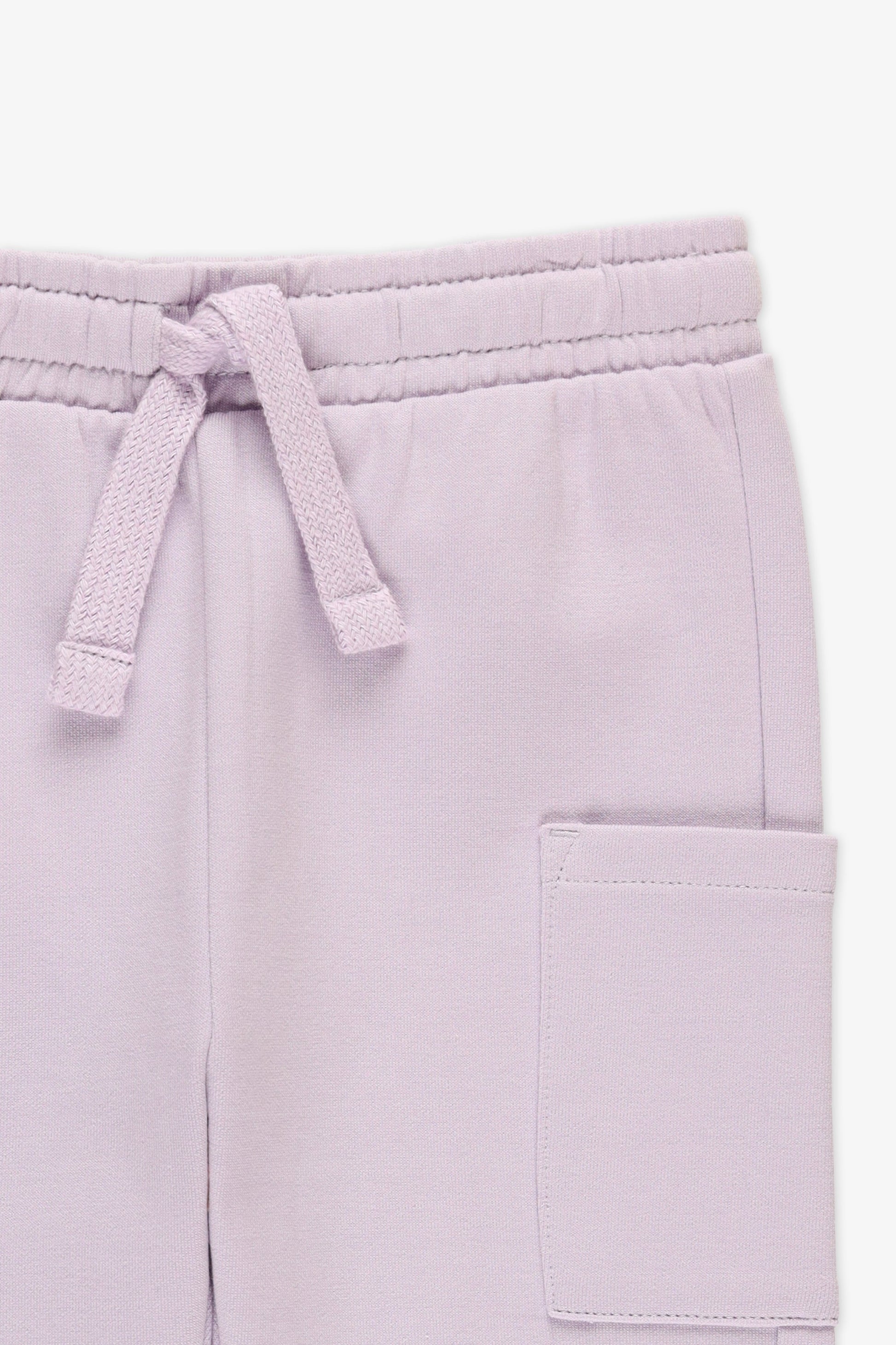 Jogger taille élastique avec poches - Bébé fille && MAUVE