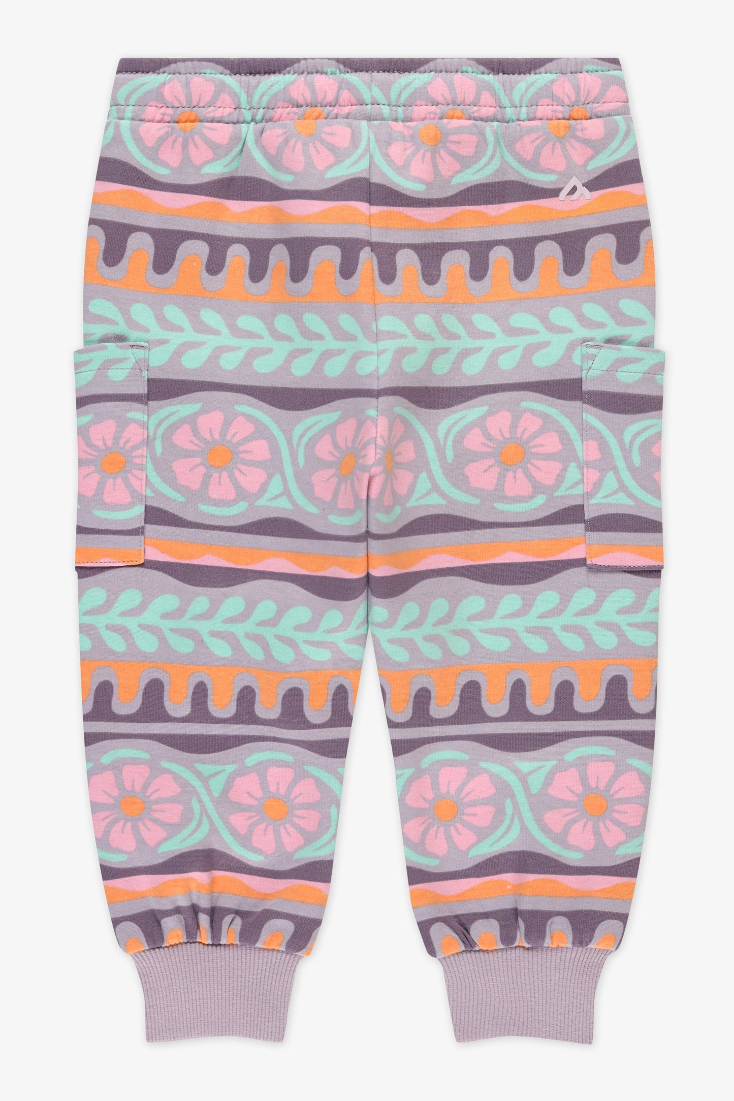 Jogger taille élastique avec poches - Bébé fille && ROSE MULTI