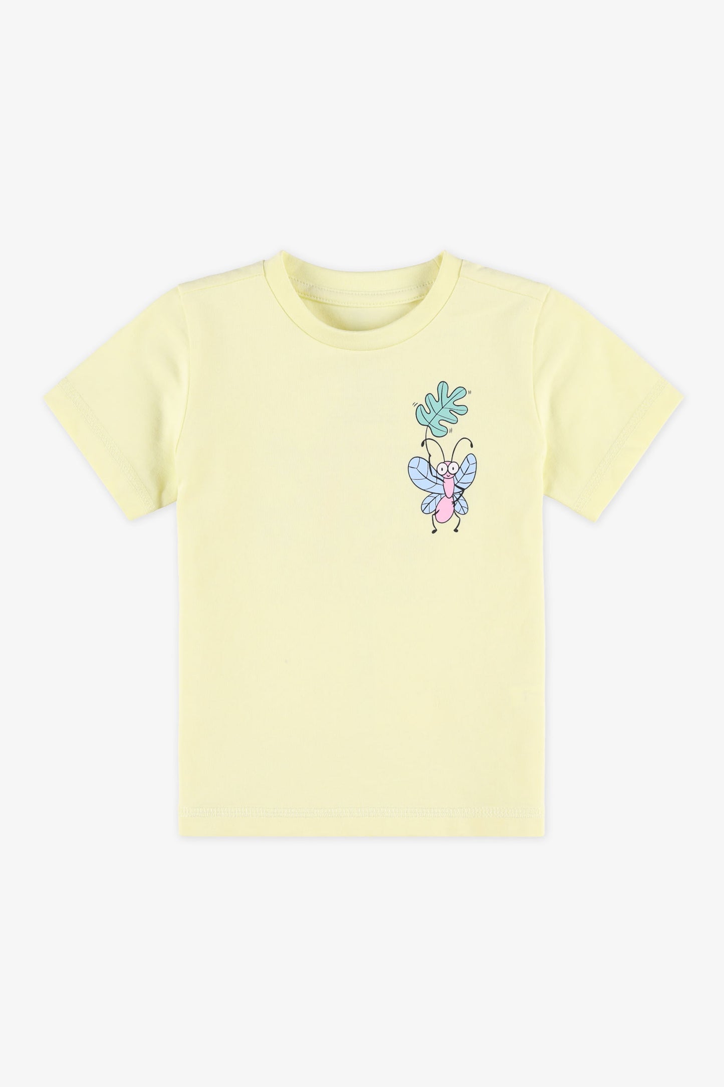 T-shirt coloré en coton 2T-3T - Bébé && VERT LIME