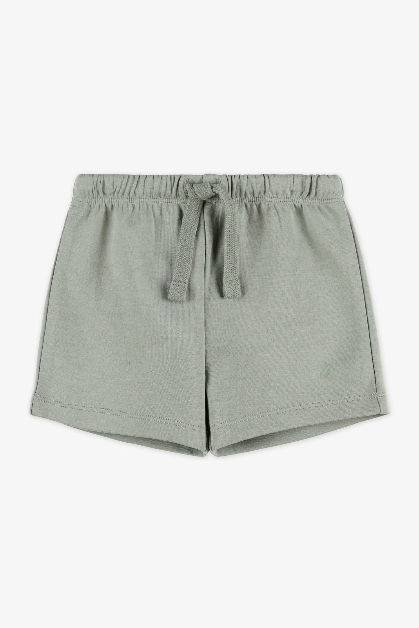 Short taille élastique avec cordon - Bébé fille && KAKI