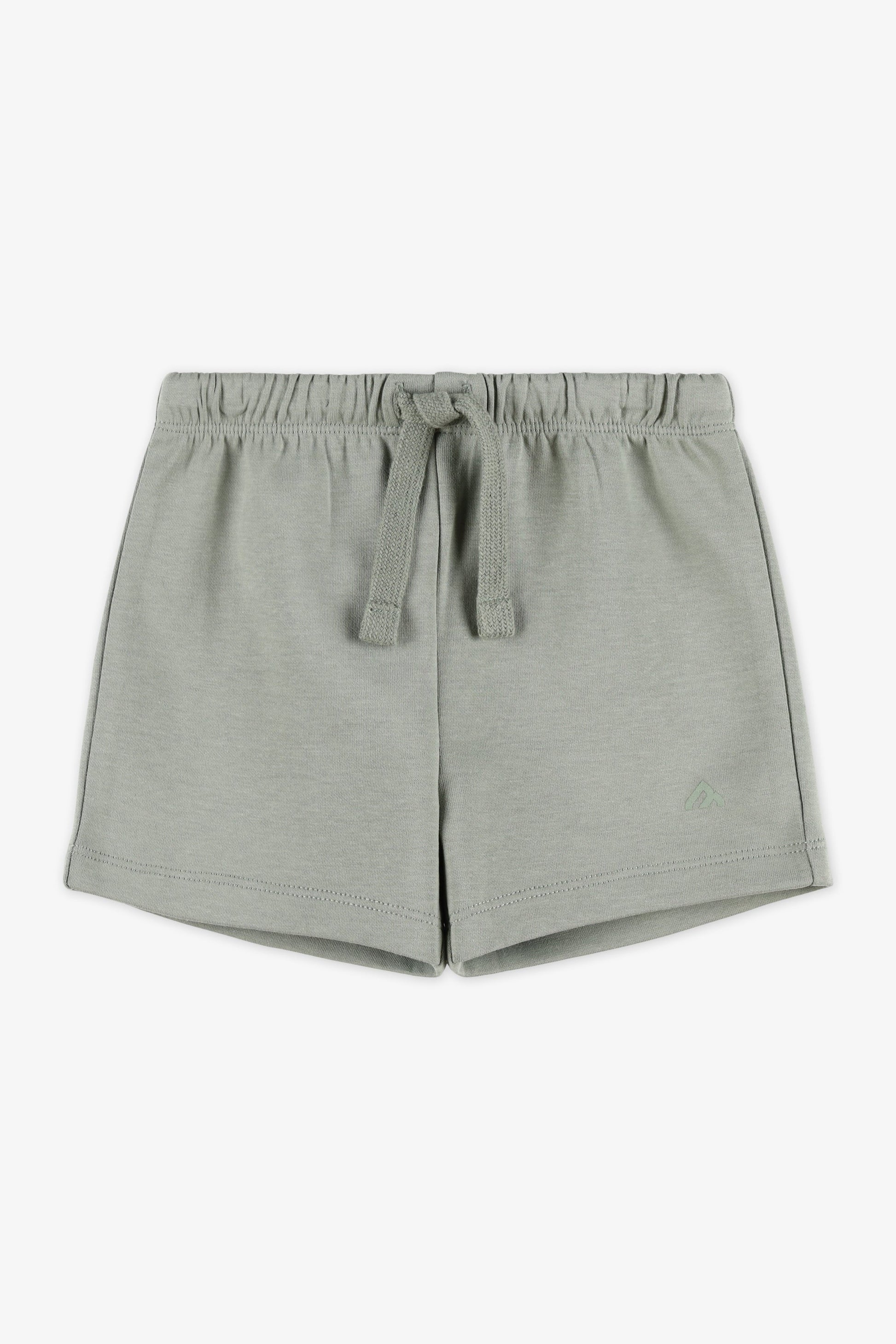 Short taille élastique avec cordon - Bébé fille && KAKI