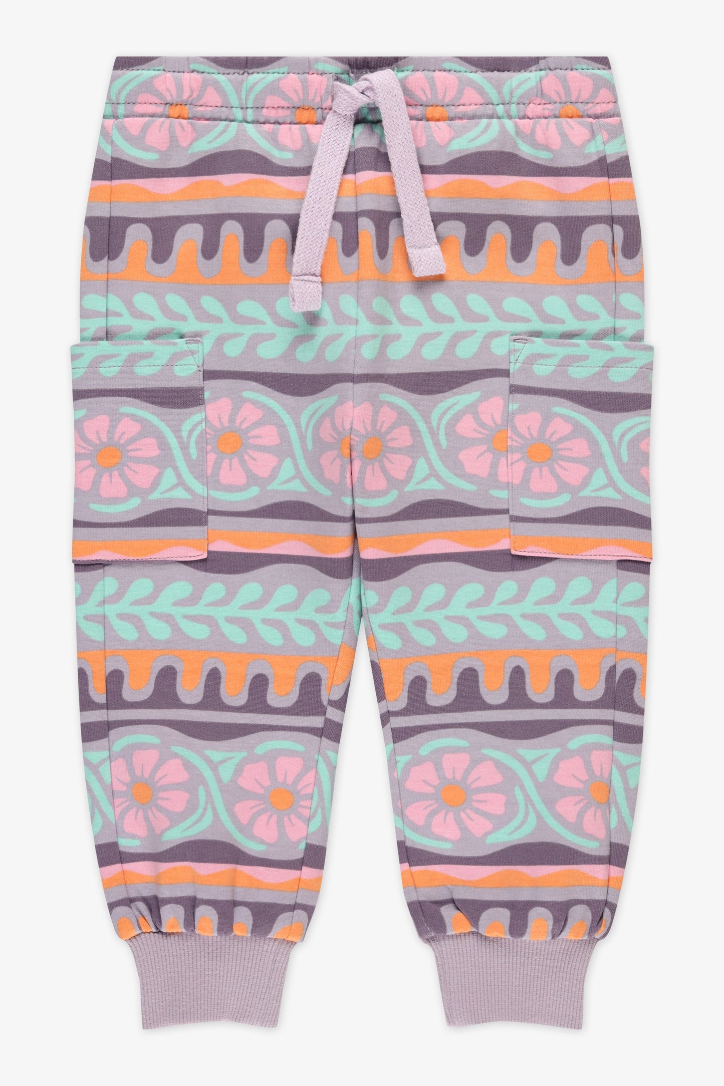 Jogger taille élastique avec poches - Bébé fille && ROSE MULTI