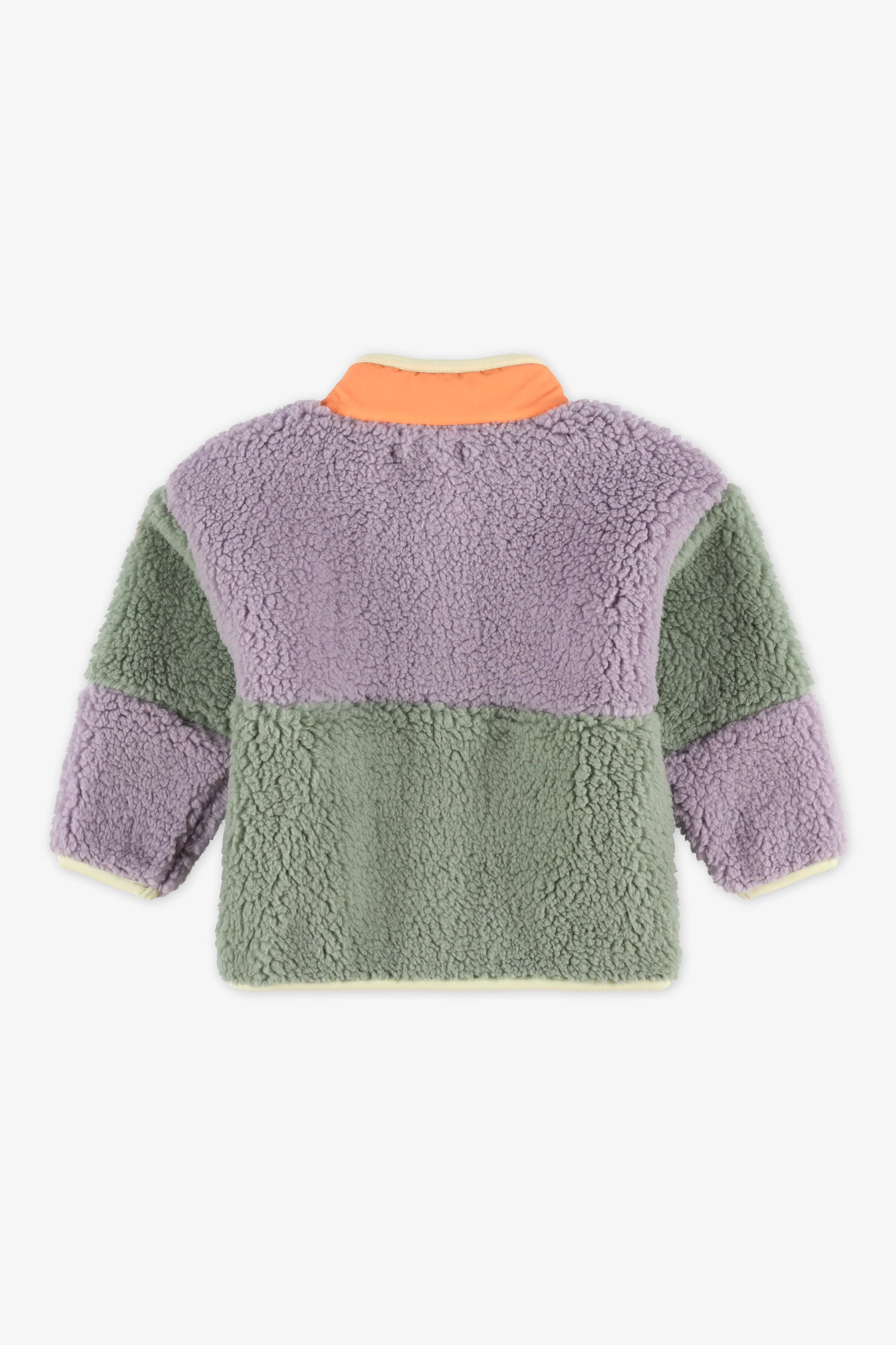 Veste color block en sherpa - Bébé fille && MAUVE