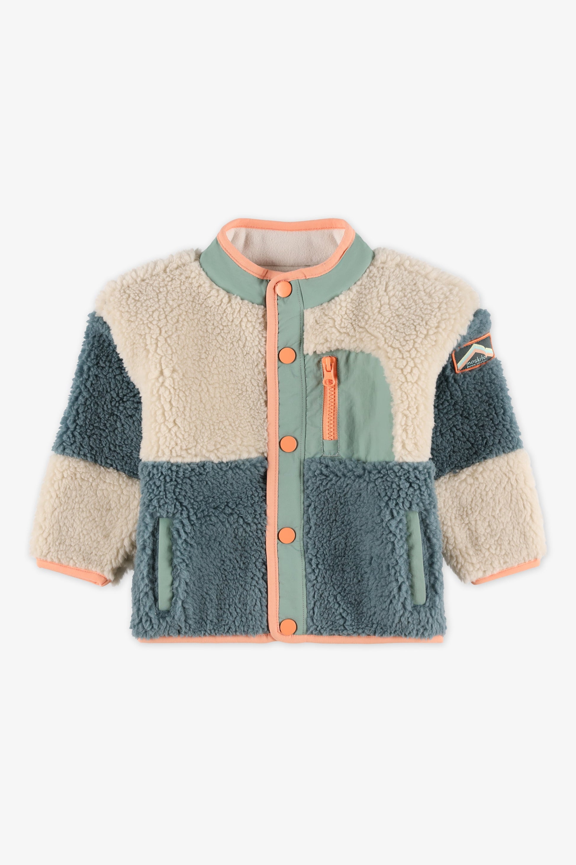 Veste colorée en sherpa - Bébé garçon && AQUA