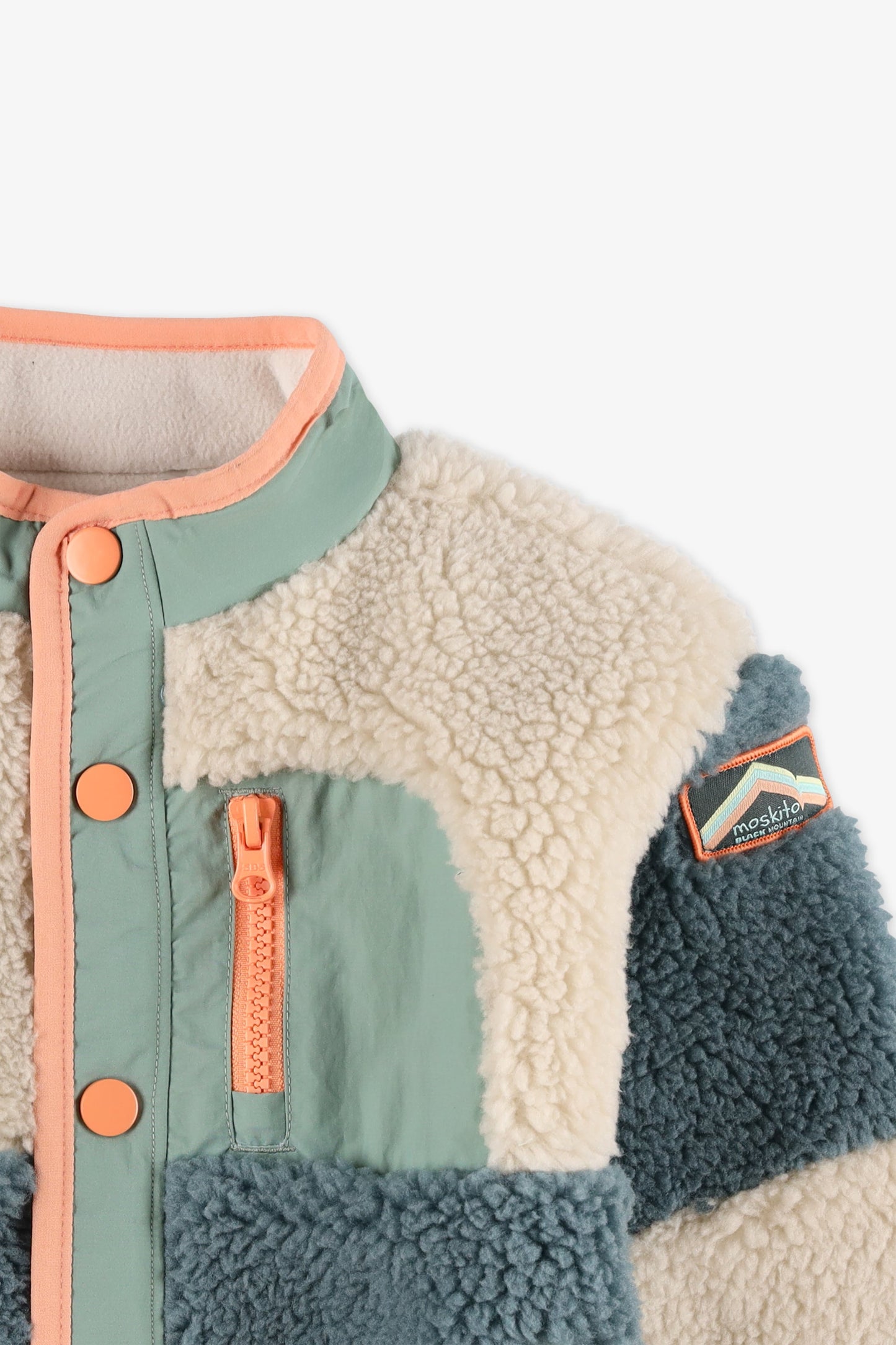 Veste colorée en sherpa - Bébé garçon && AQUA