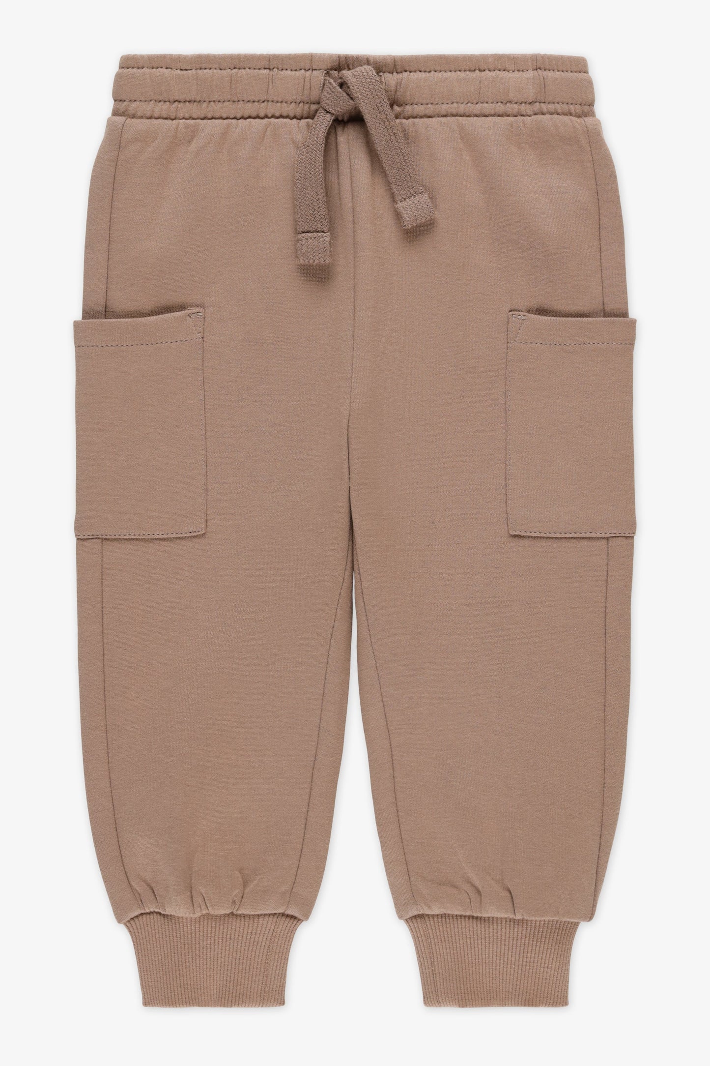 Jogger élastique avec poches - Bébé garçon && BRUN