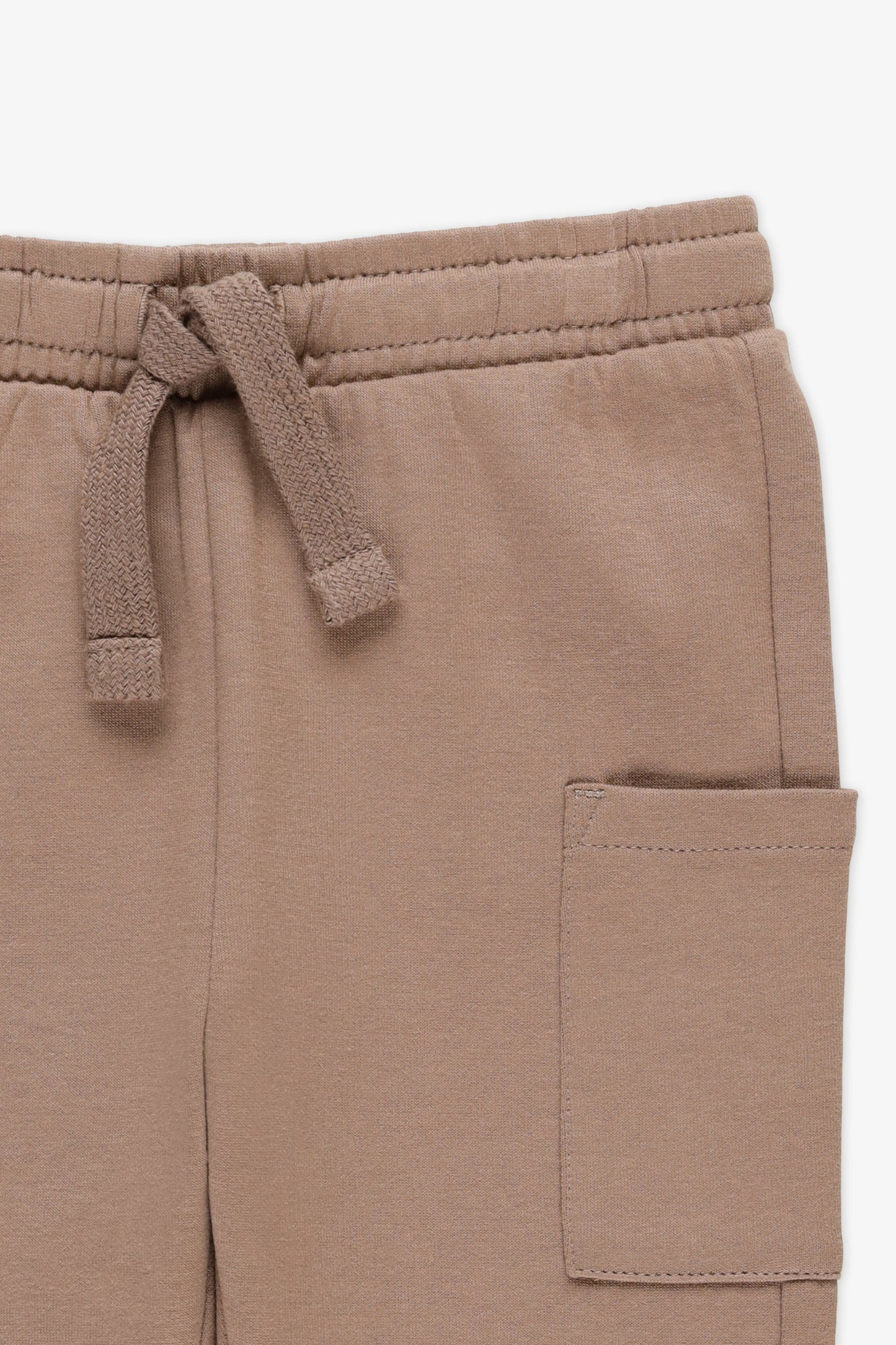 Jogger élastique avec poches - Bébé garçon && BRUN