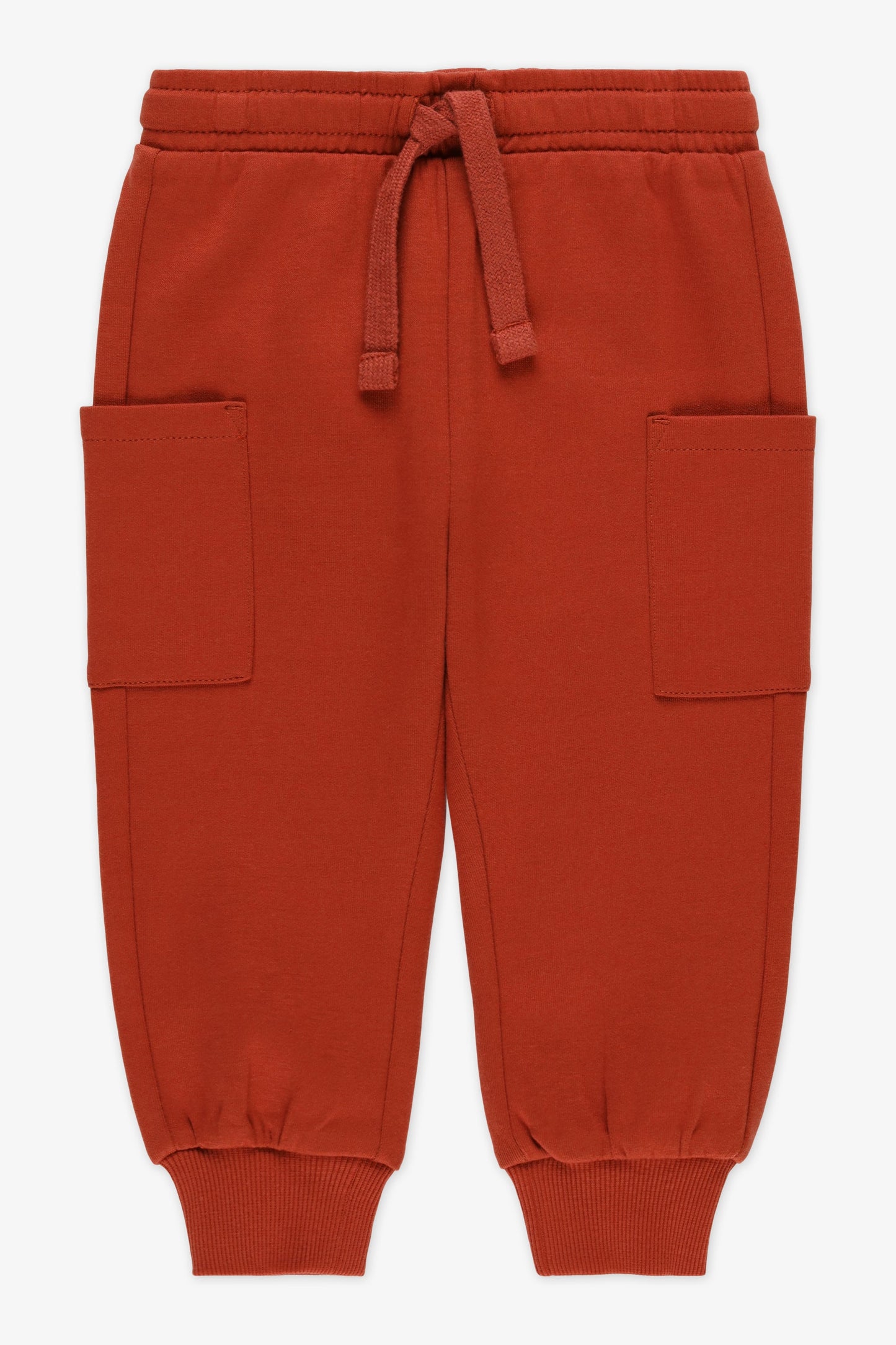 Jogger élastique avec poches - Bébé garçon && BOURGOGNE