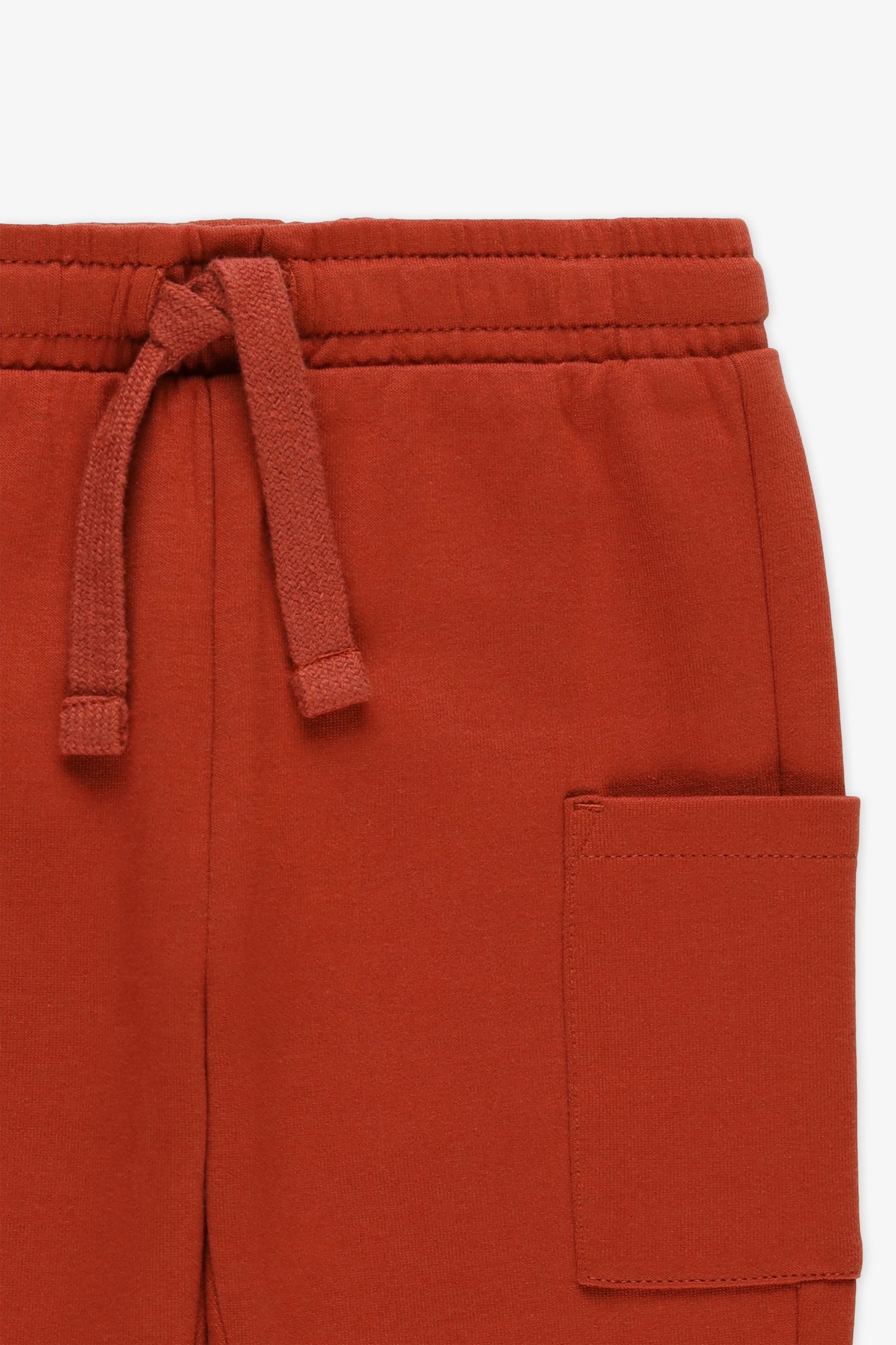 Jogger élastique avec poches - Bébé garçon && BOURGOGNE