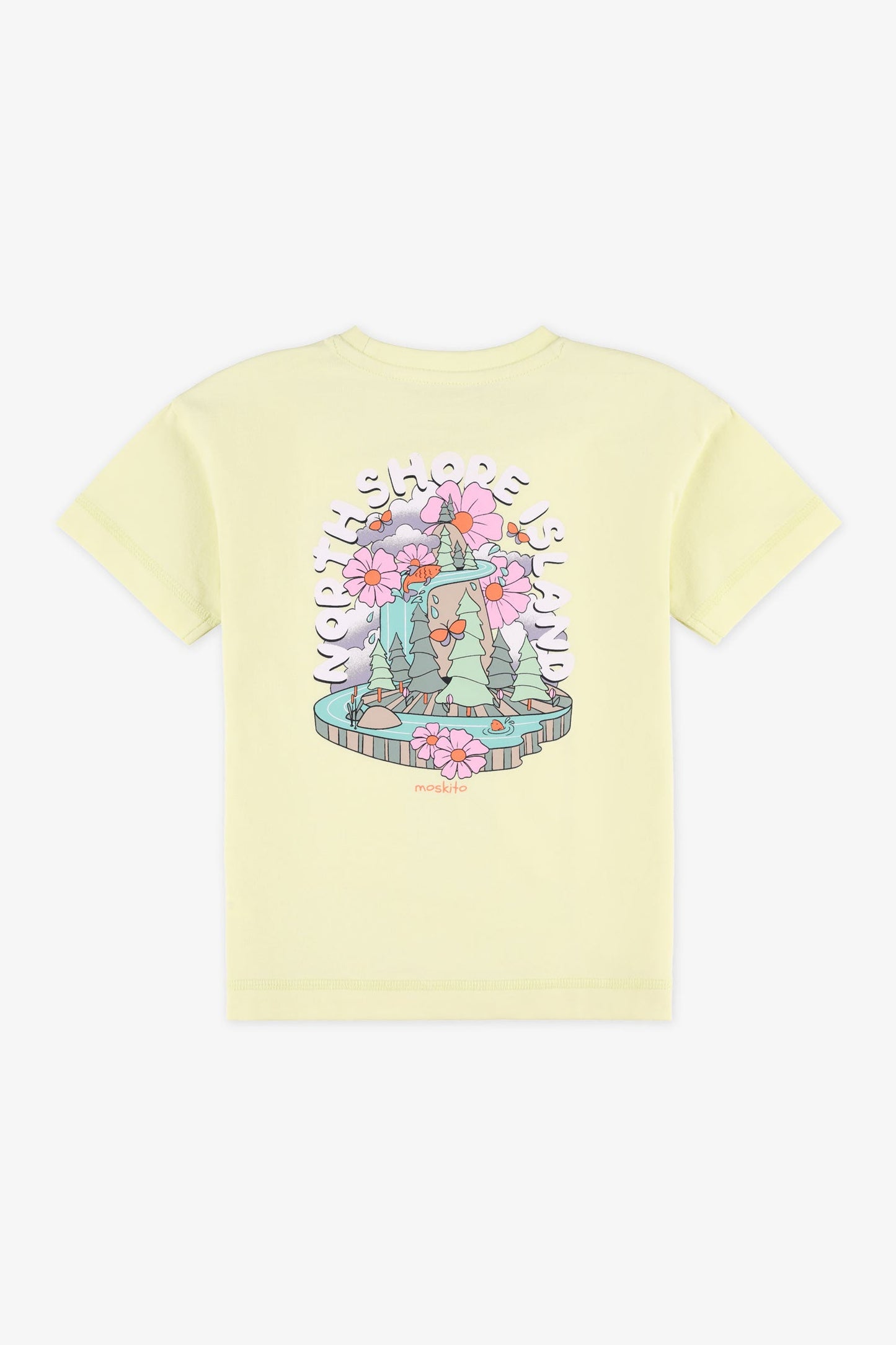 Chandail M/courtes uni avec imprimé - Bébé fille && VERT LIME