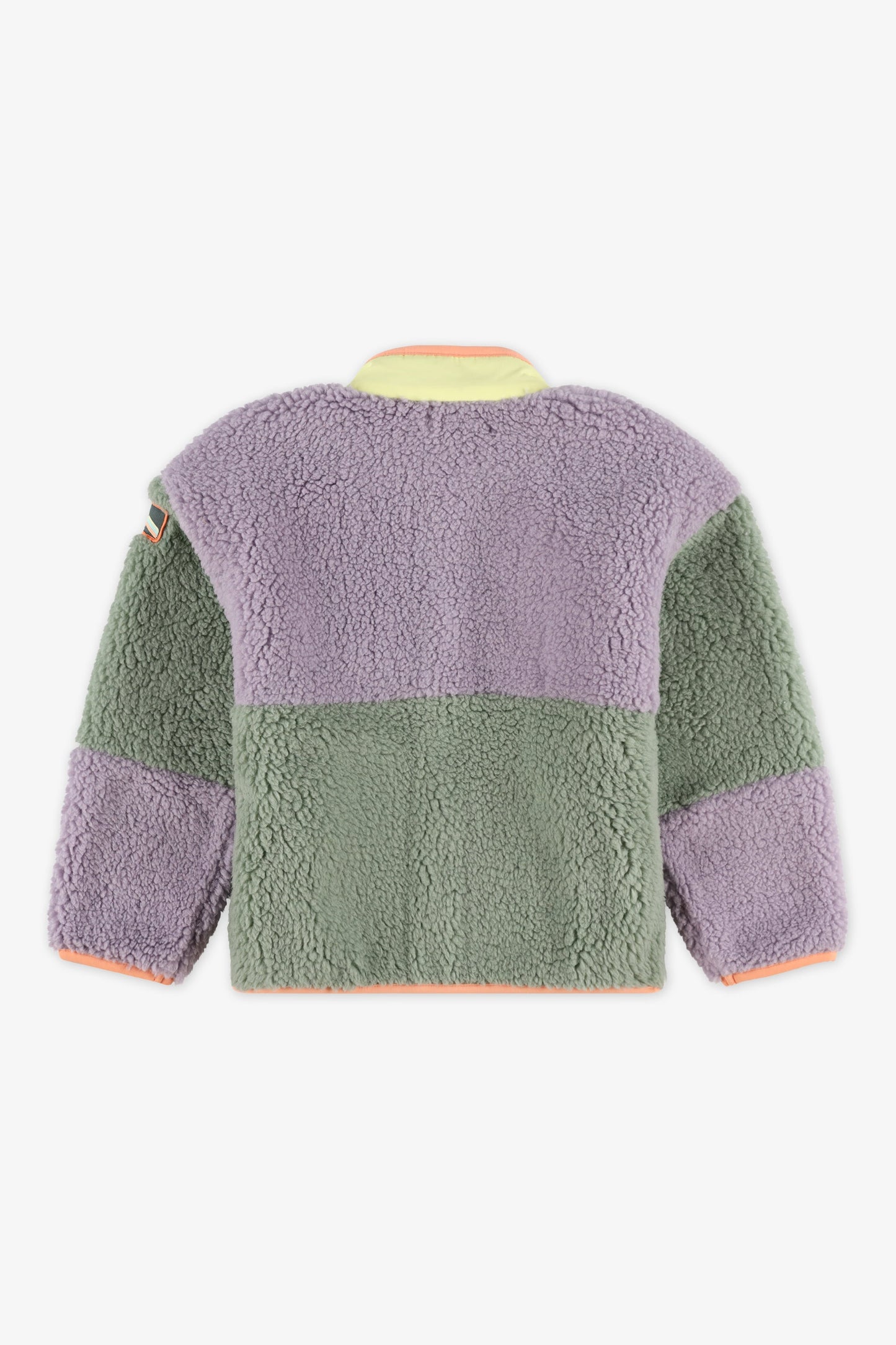 Veste ouatée color block - Enfant fille && MAUVE
