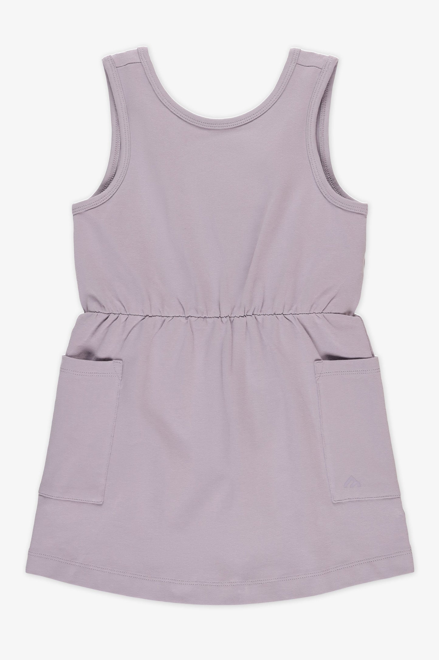 Robe S/manches col V croisée - Enfant fille && MAUVE