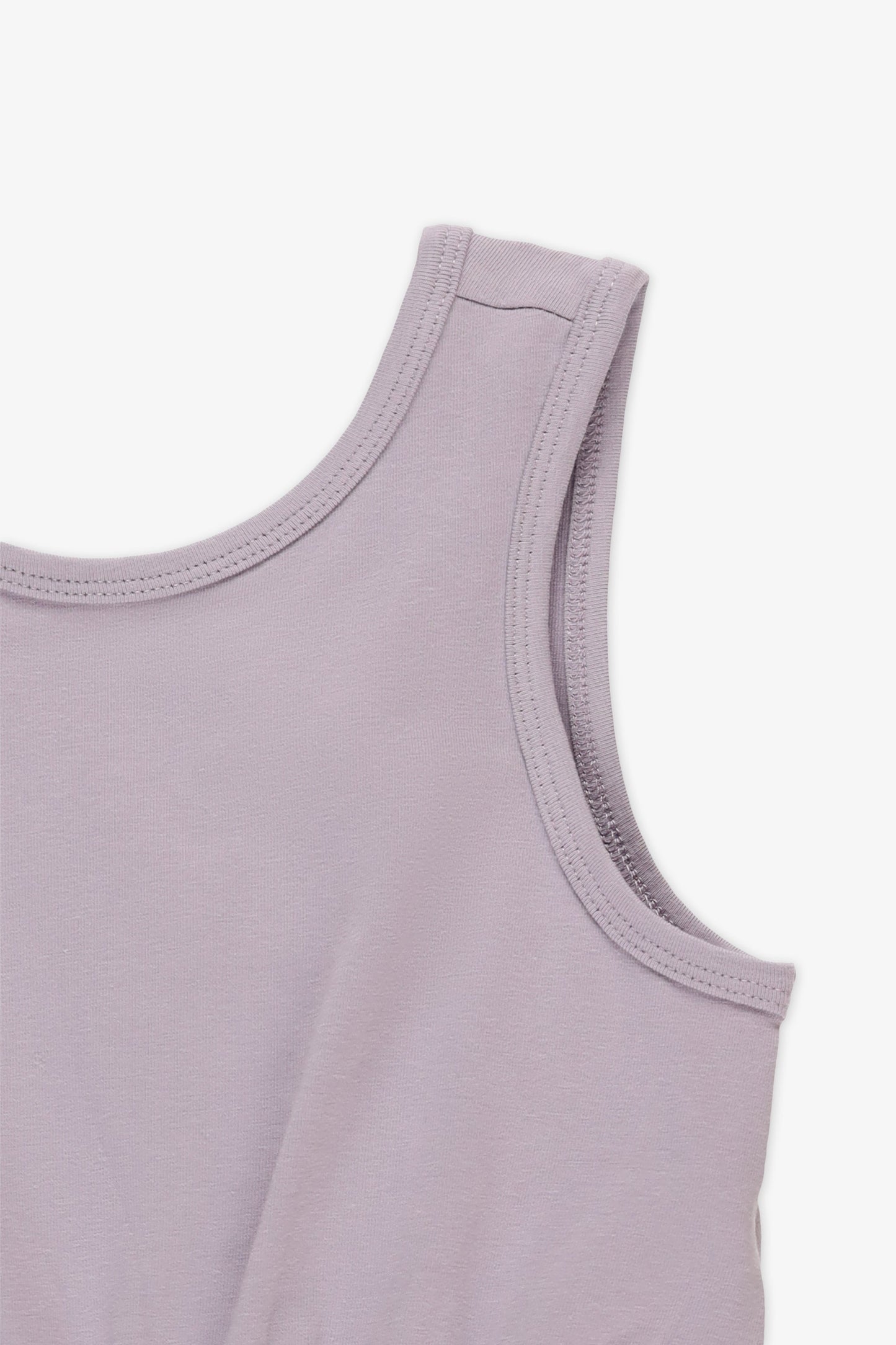 Robe S/manches col V croisée - Enfant fille && MAUVE