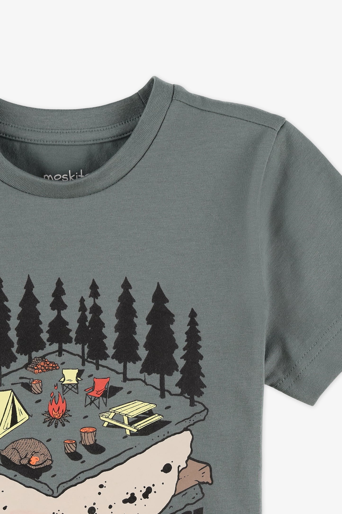 T-shirt coloré en coton - Enfant garçon && SARCELLE