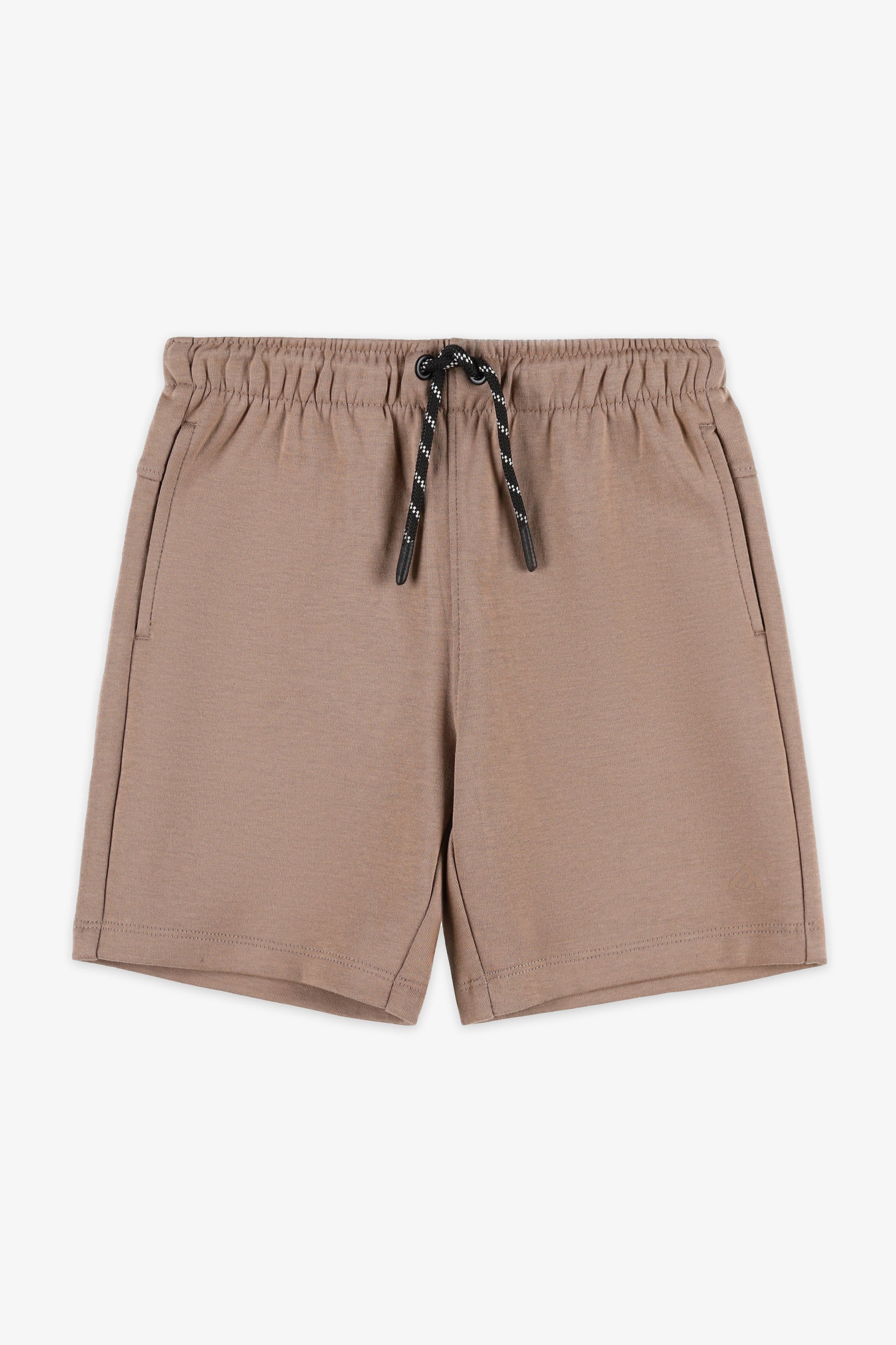 Short élastique à cordon - Enfant garçon && BRUN