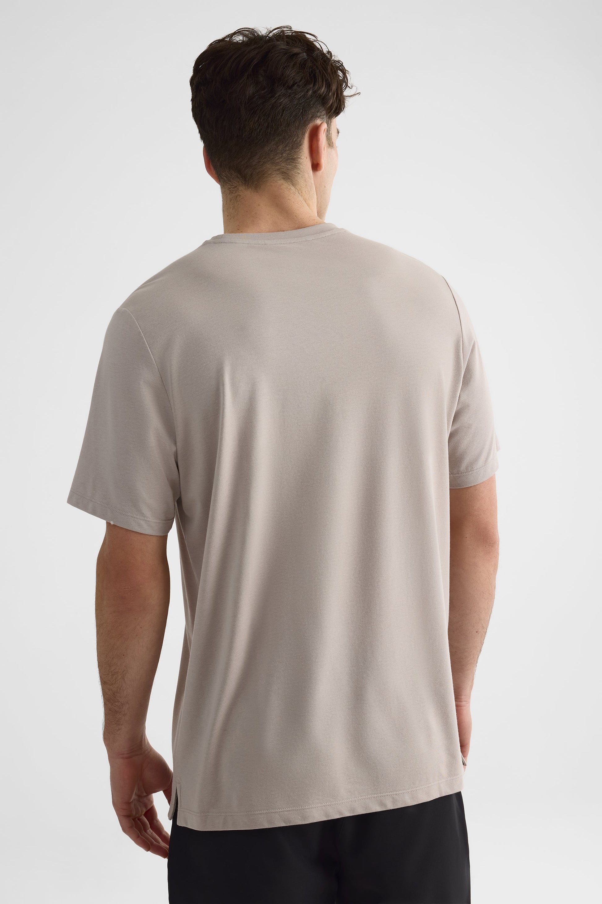 Chandail à manches courtes - Homme && TAUPE