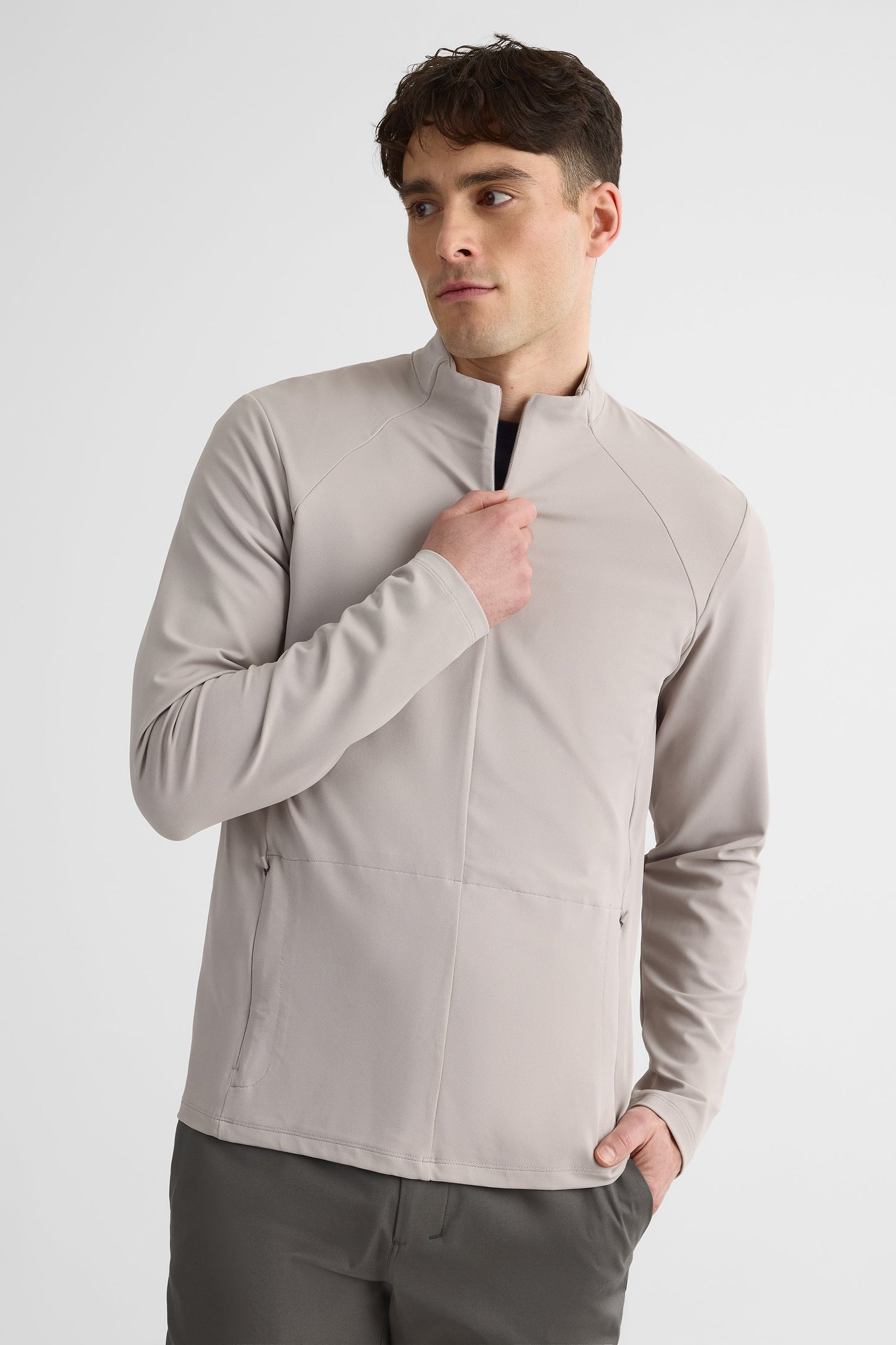 Veste à manches longues - Homme && TAUPE
