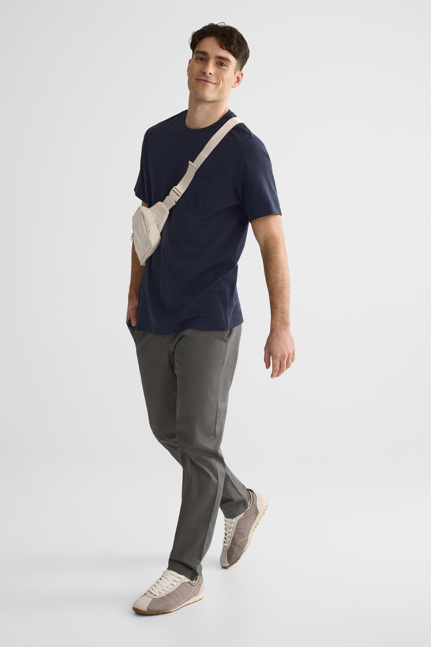Pantalon technique à poches - Homme && CHARBON