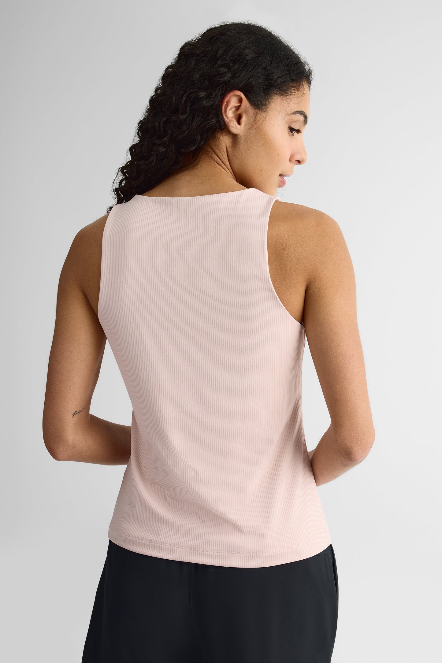 Camisole col rond ajustée - Femme && ROSE
