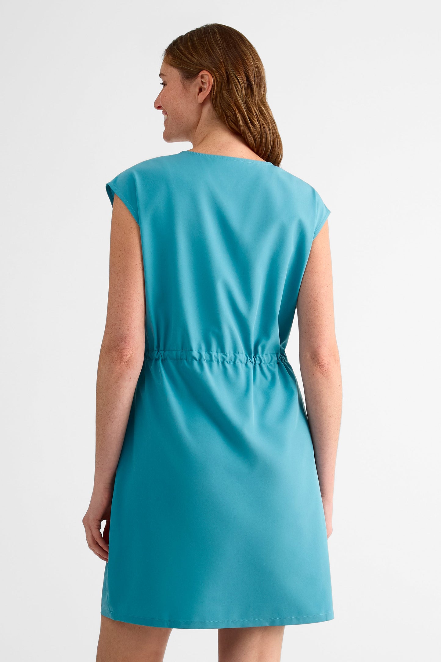Robe portefeuille à manches caps - Femme && SARCELLE