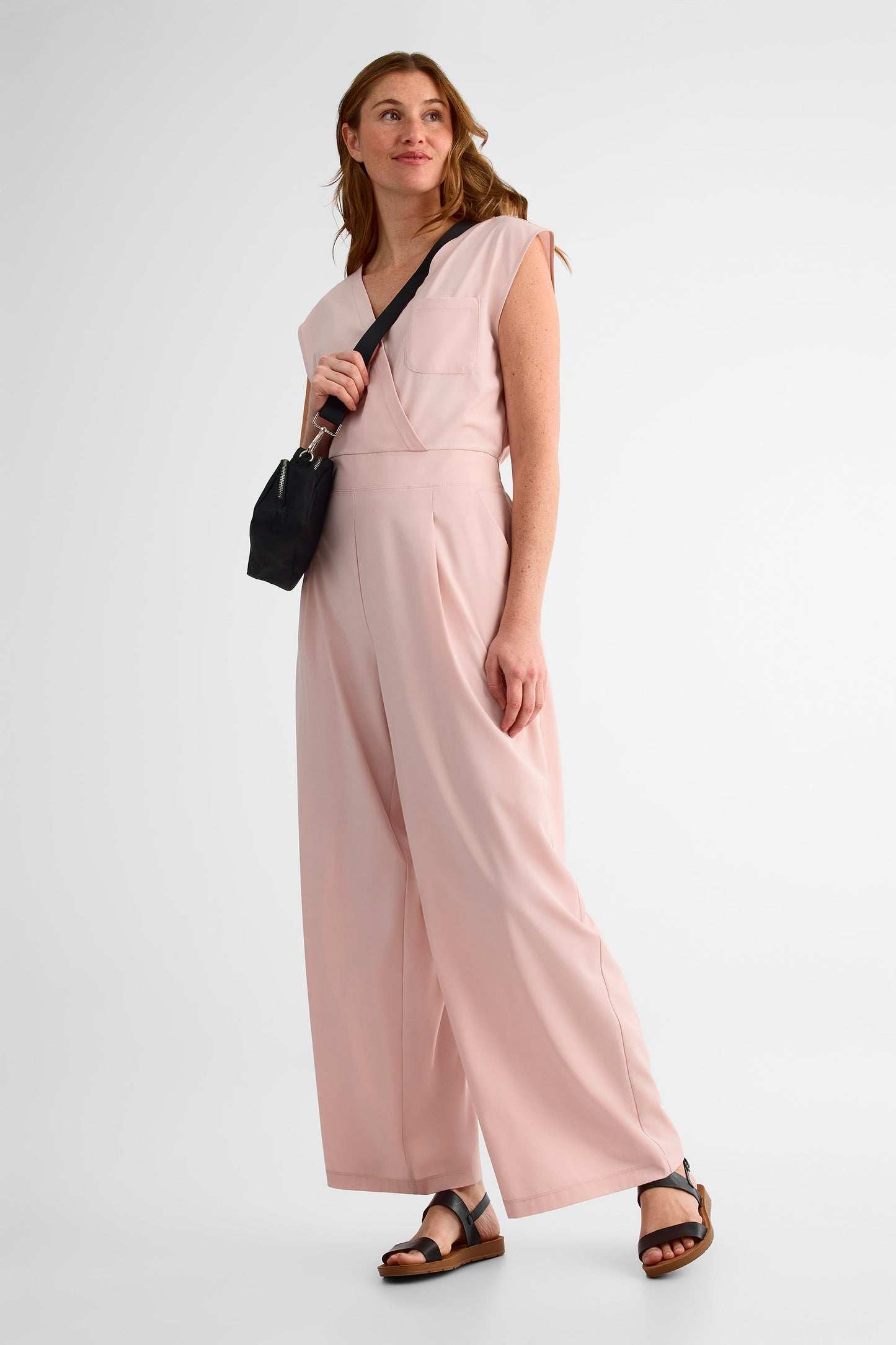 Jumpsuit femme à manches courtes - Femme && ROSE